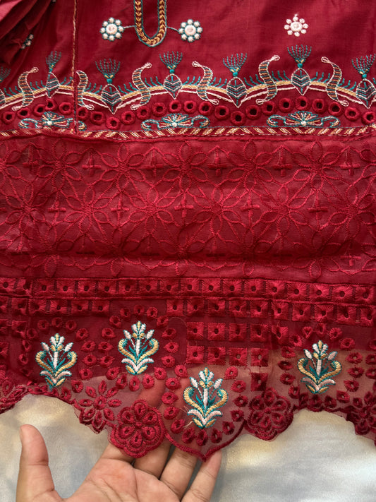 OMBRE COTTON PATCH SUIT 3 Q