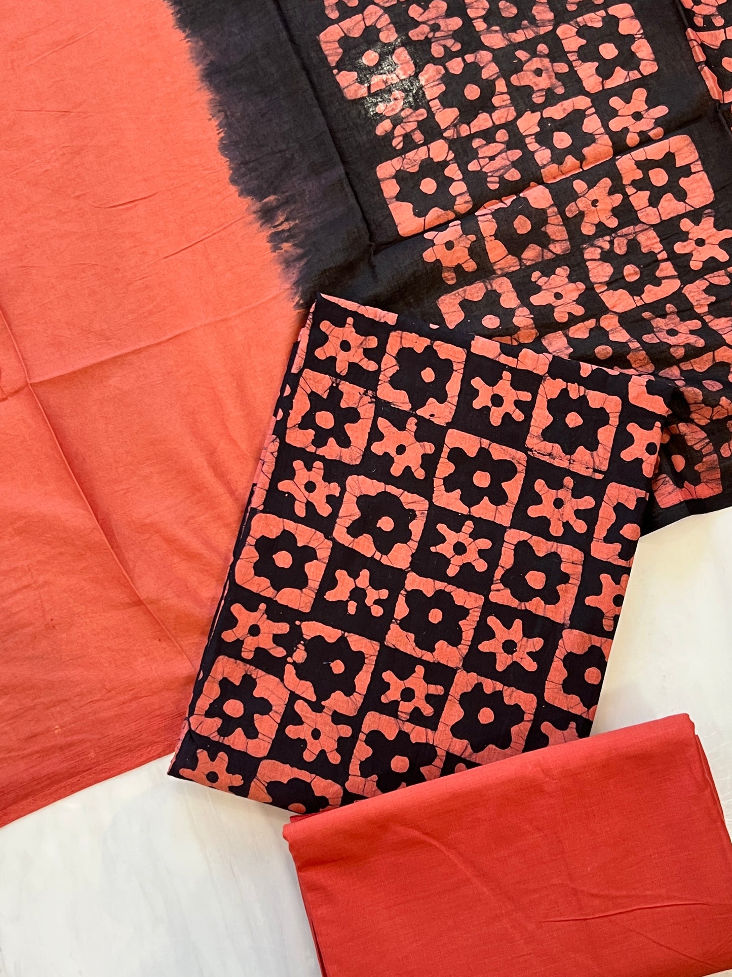 DOUBLE SHADE PURE COTTON BATIK SUIT 7