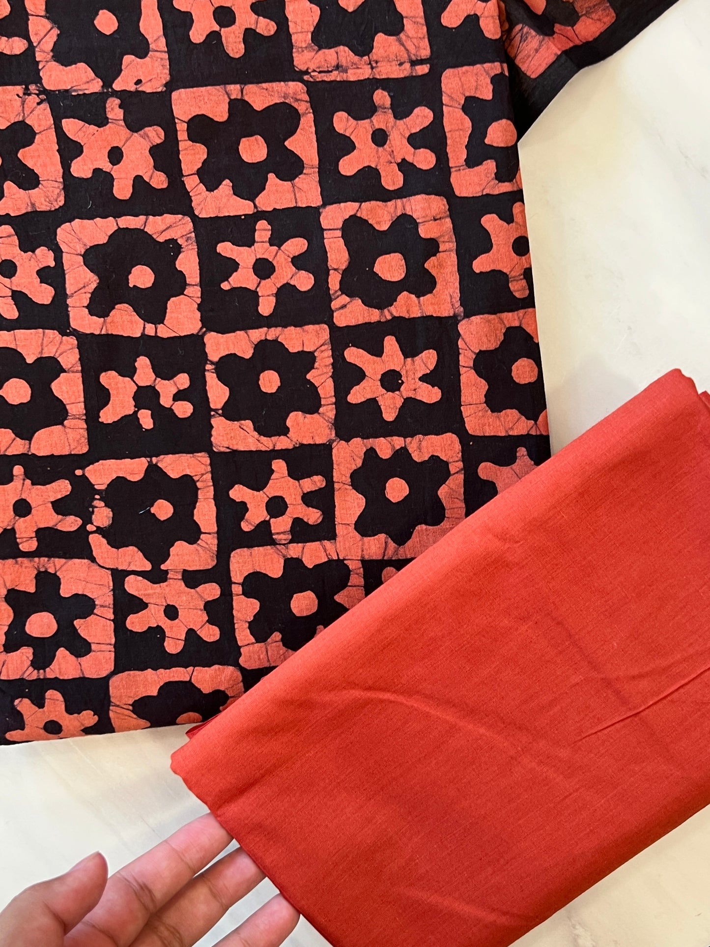 DOUBLE SHADE PURE COTTON BATIK SUIT 7