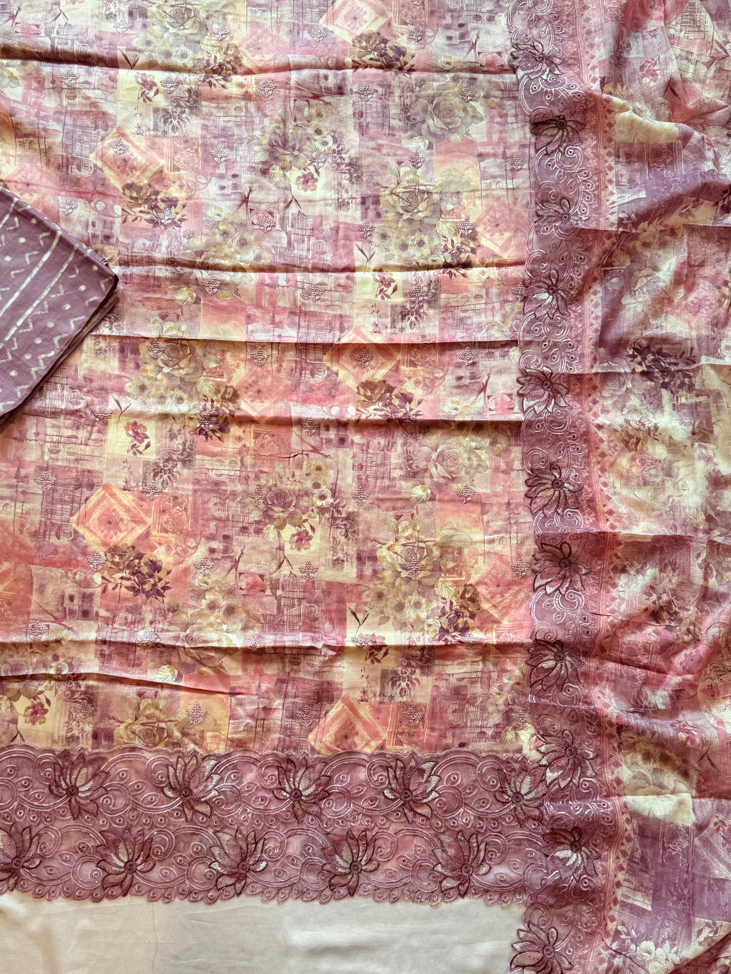 ROLEX PURE COTTON EMBROIDERY SUIT Q