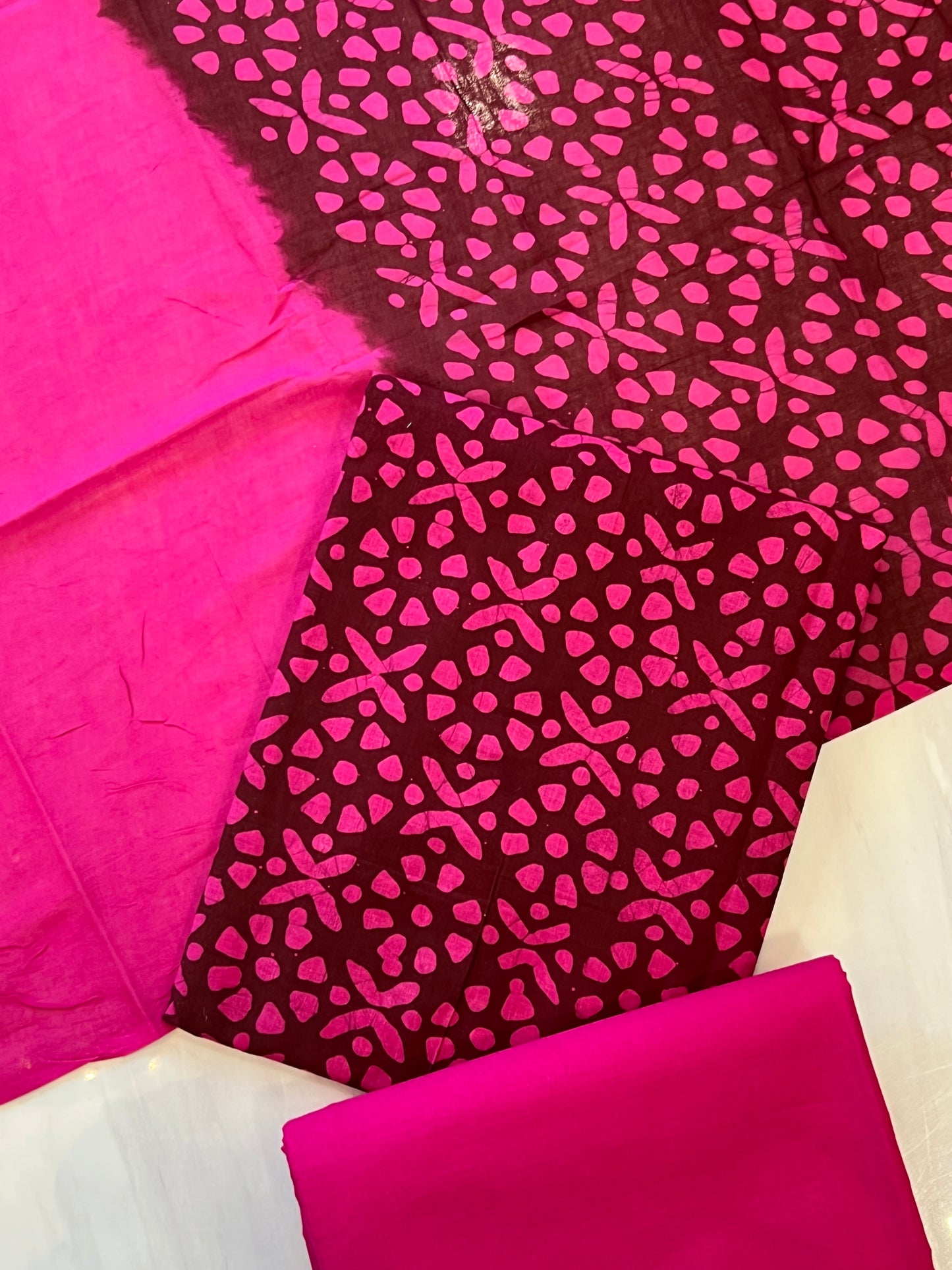 DOUBLE SHADE PURE COTTON BATIK SUIT 13