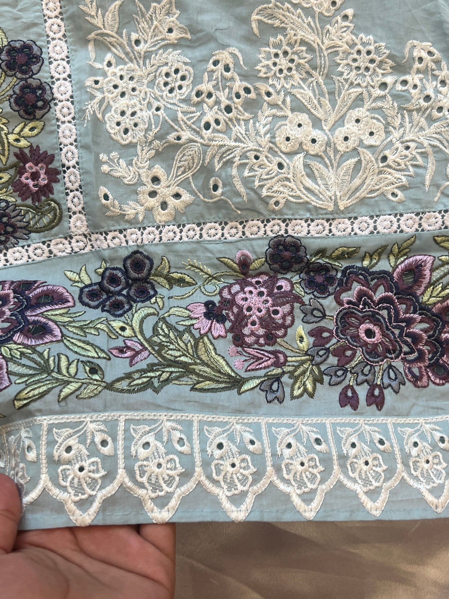 FIROZI HANIA LAWN COTTON EMBROIDERY SUIT SH Q