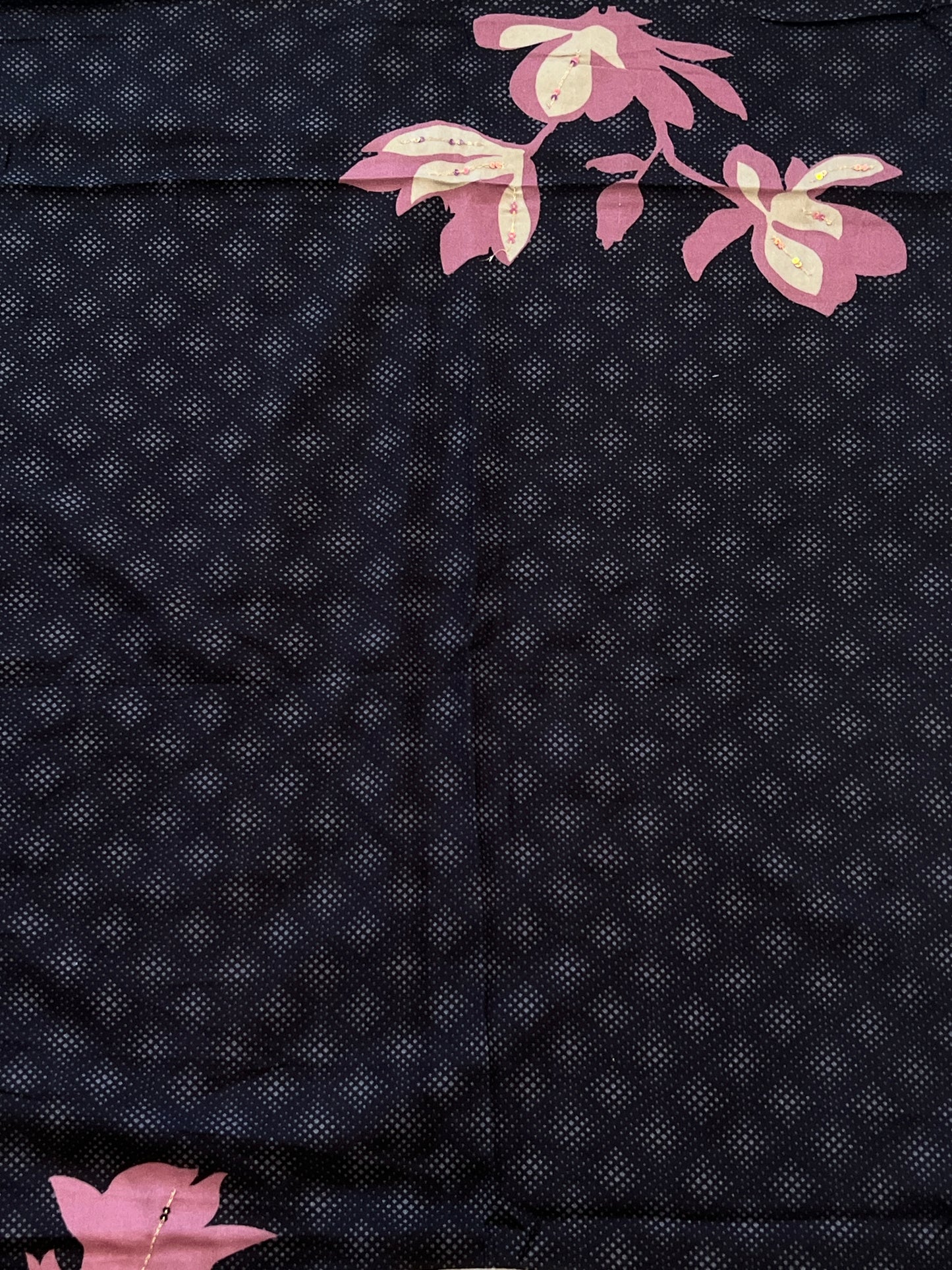 BLACK ZARA LAWN EMBROIDERY SUIT
