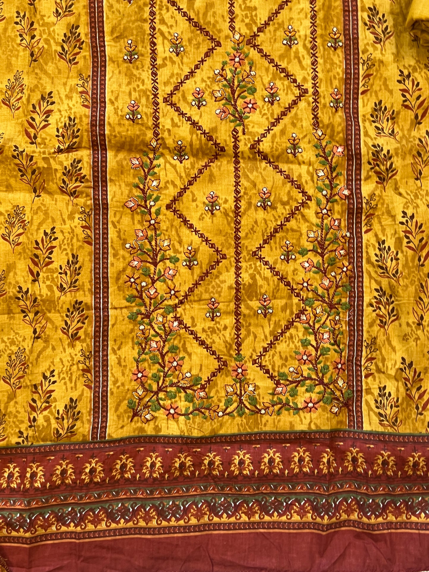 MUSTERD BIN SAEED EMBROIDERY SUIT 1500