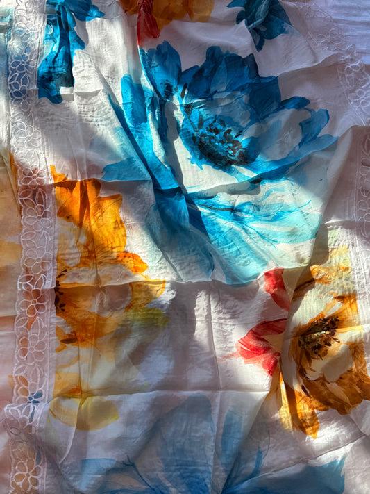 SHAHEEN PURE MSULIN SUIT 1004