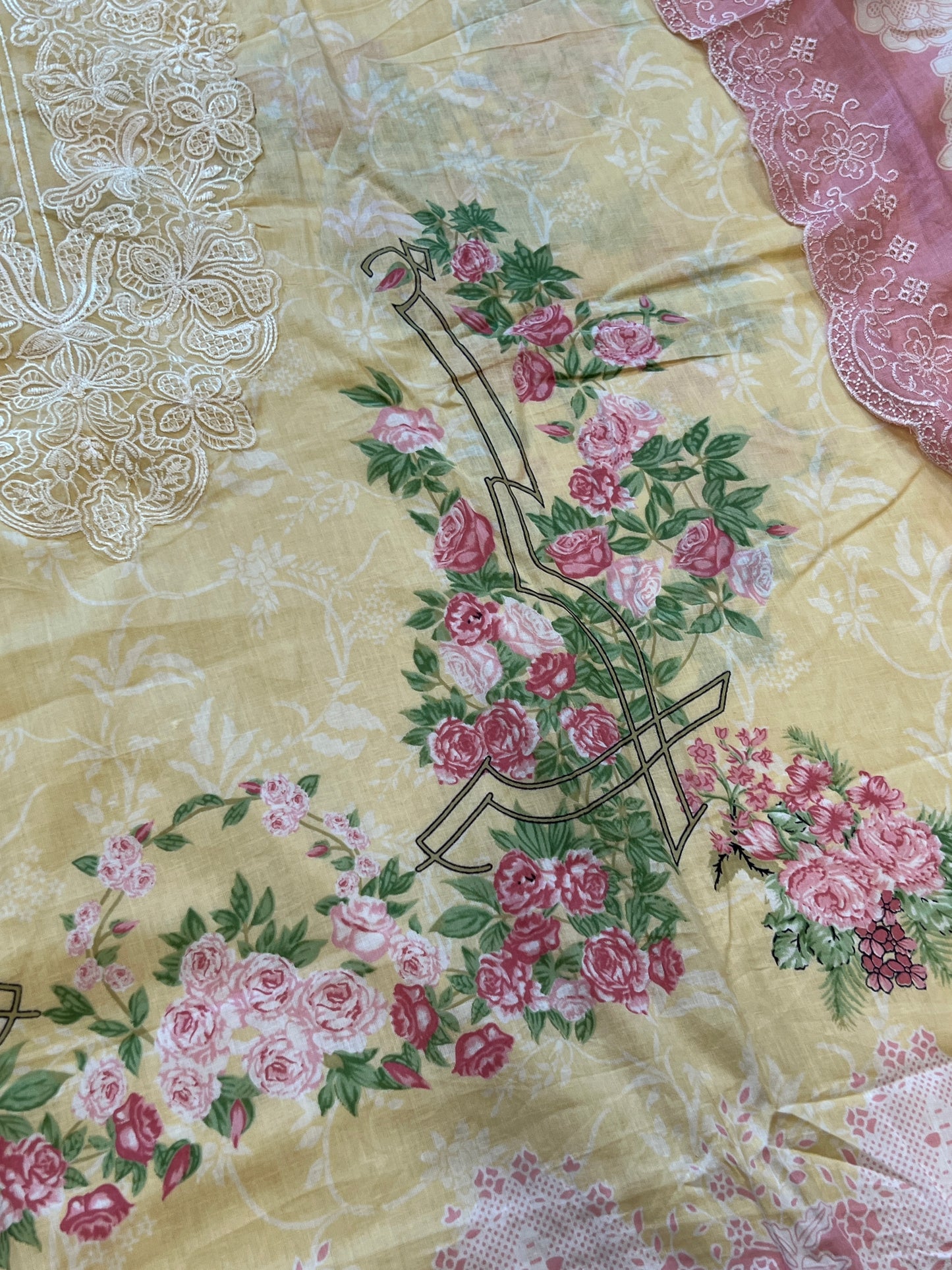 HAALA LAWN EMBROIDERY PATCH SUIT 4