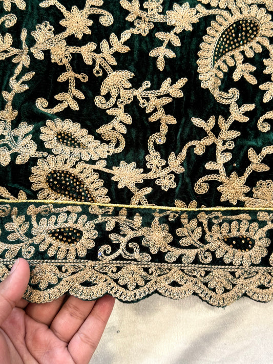 MEHER VELVET EMBROIDERY SUIT 1 Q