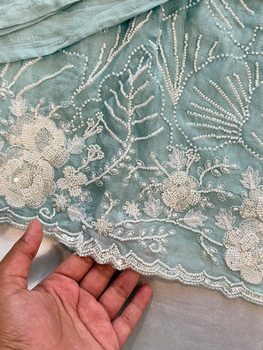 PARO SHIFFON HANDWORK SUIT 21 Q