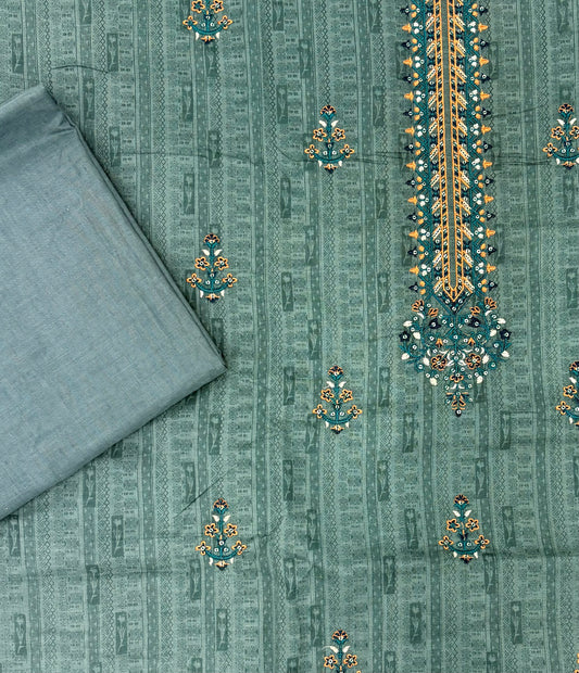 BINSAEED LAWN EMBROIDERY SUIT 5 Q