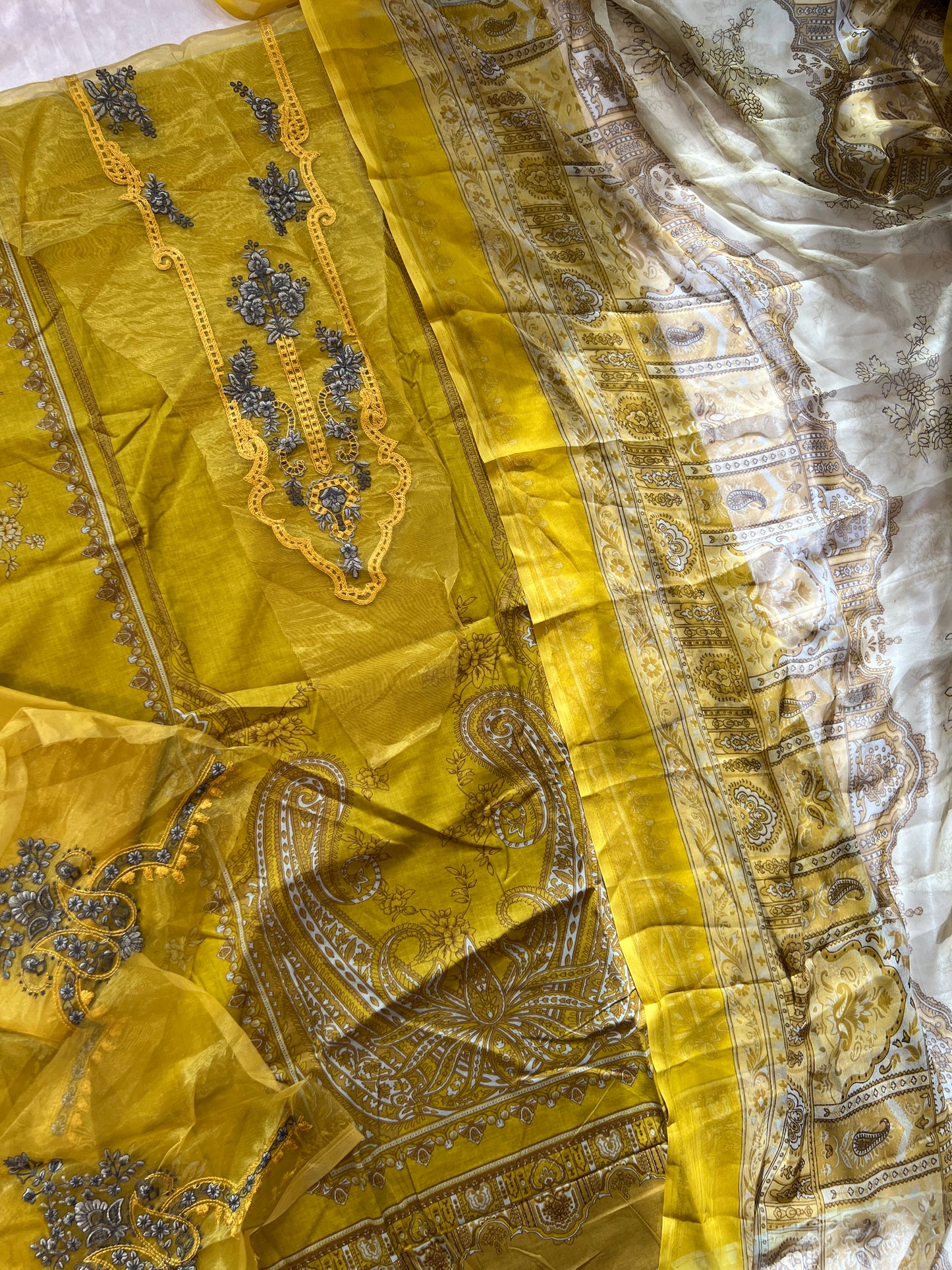 HARSHA MUSTERDCOTTON PATCH SUIT