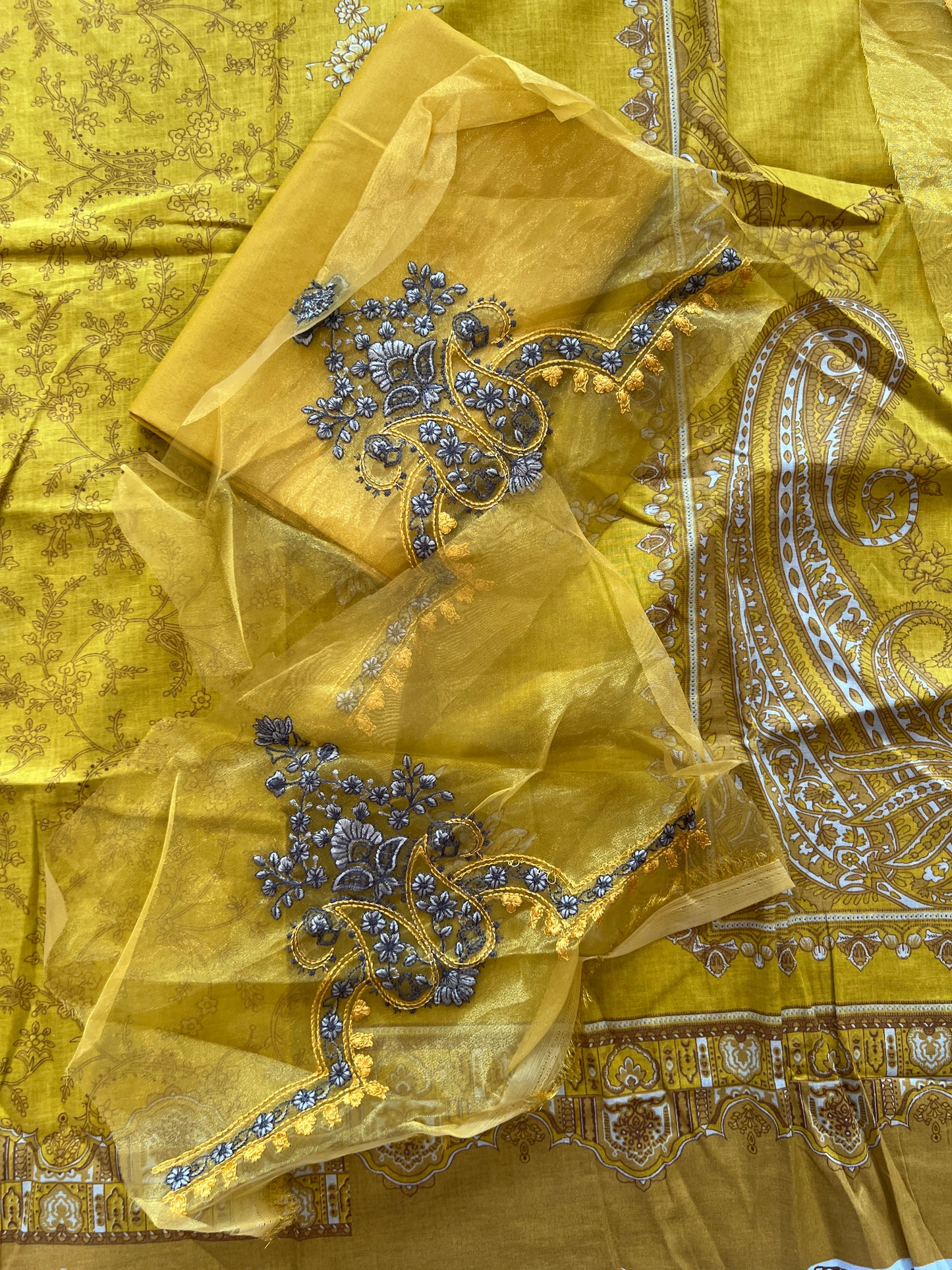 HARSHA MUSTERDCOTTON PATCH SUIT