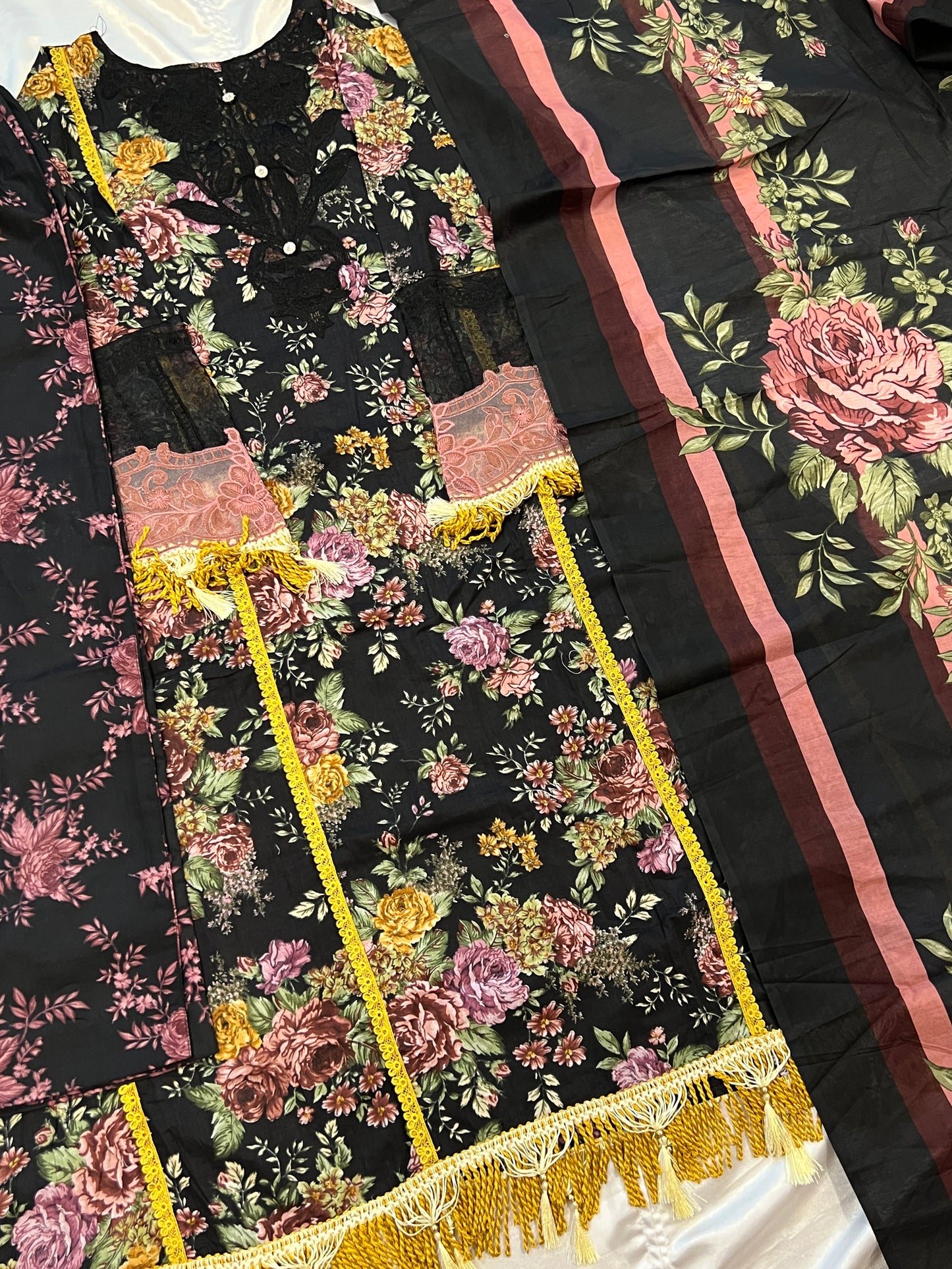 SABA FLORAL READYMADE PATCH SUIT