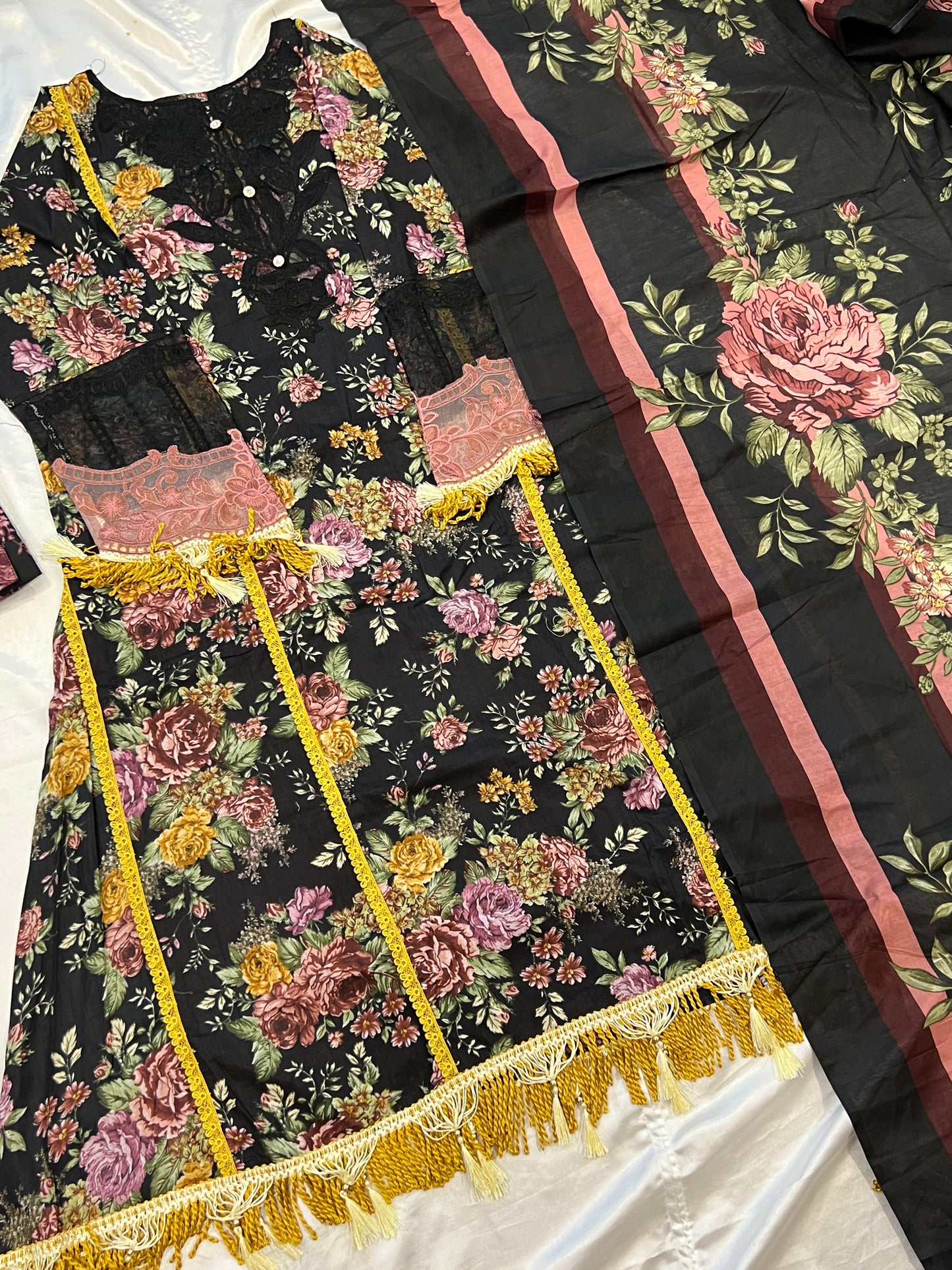 SABA FLORAL READYMADE PATCH SUIT