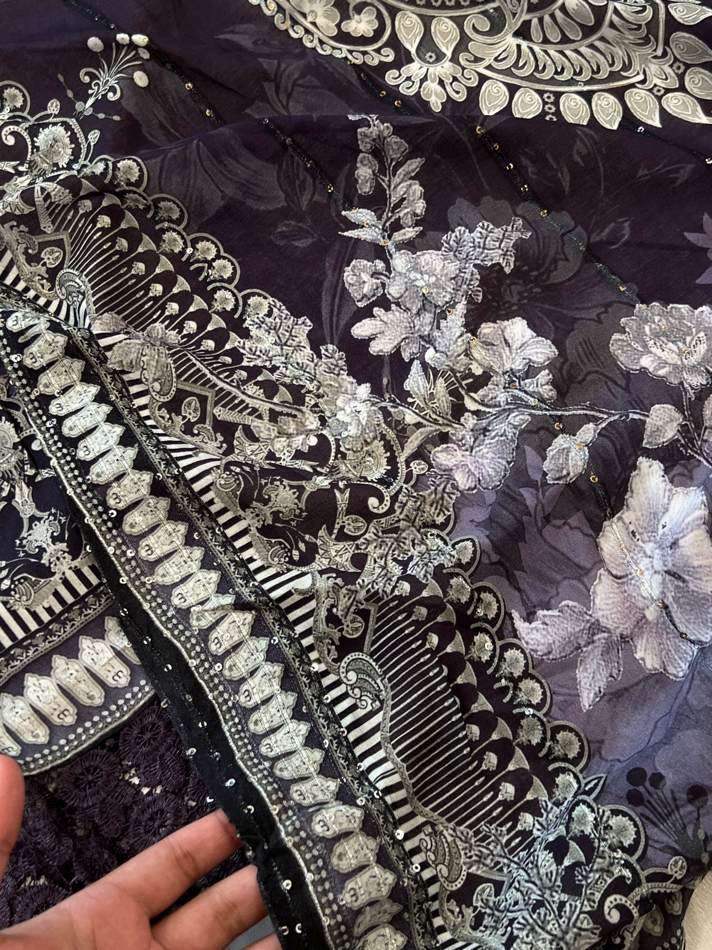 SF MUSLIN READYMADE SUIT