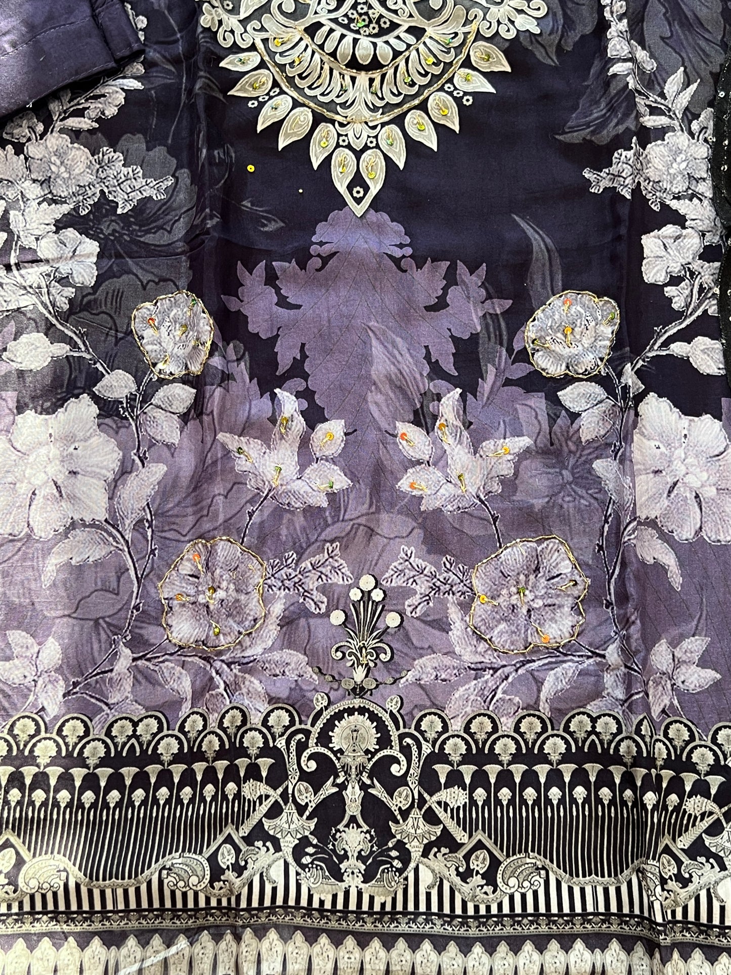 SF MUSLIN READYMADE SUIT