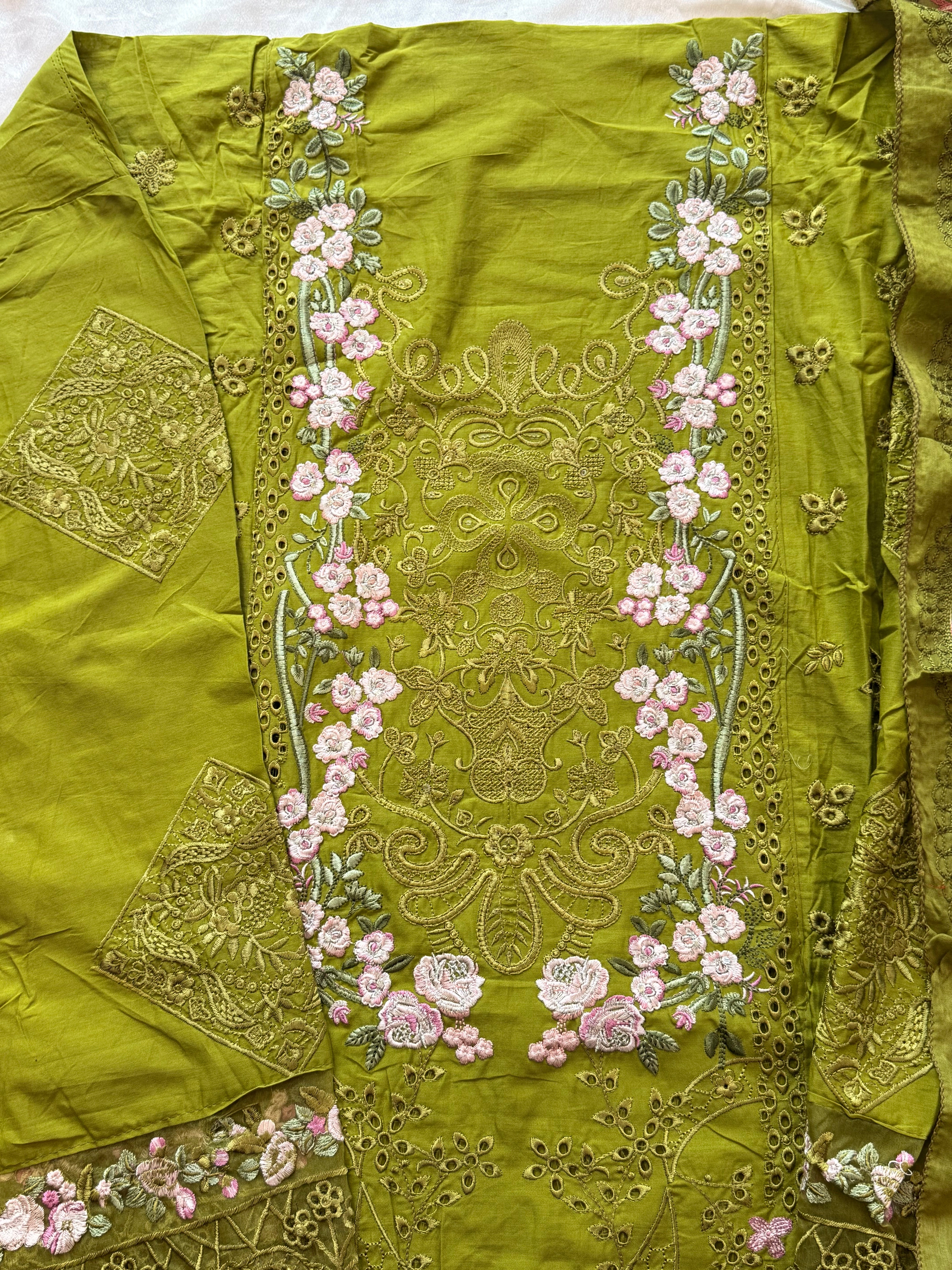 YUMNA COTTON EMBROIDERY SUIT 2 Q