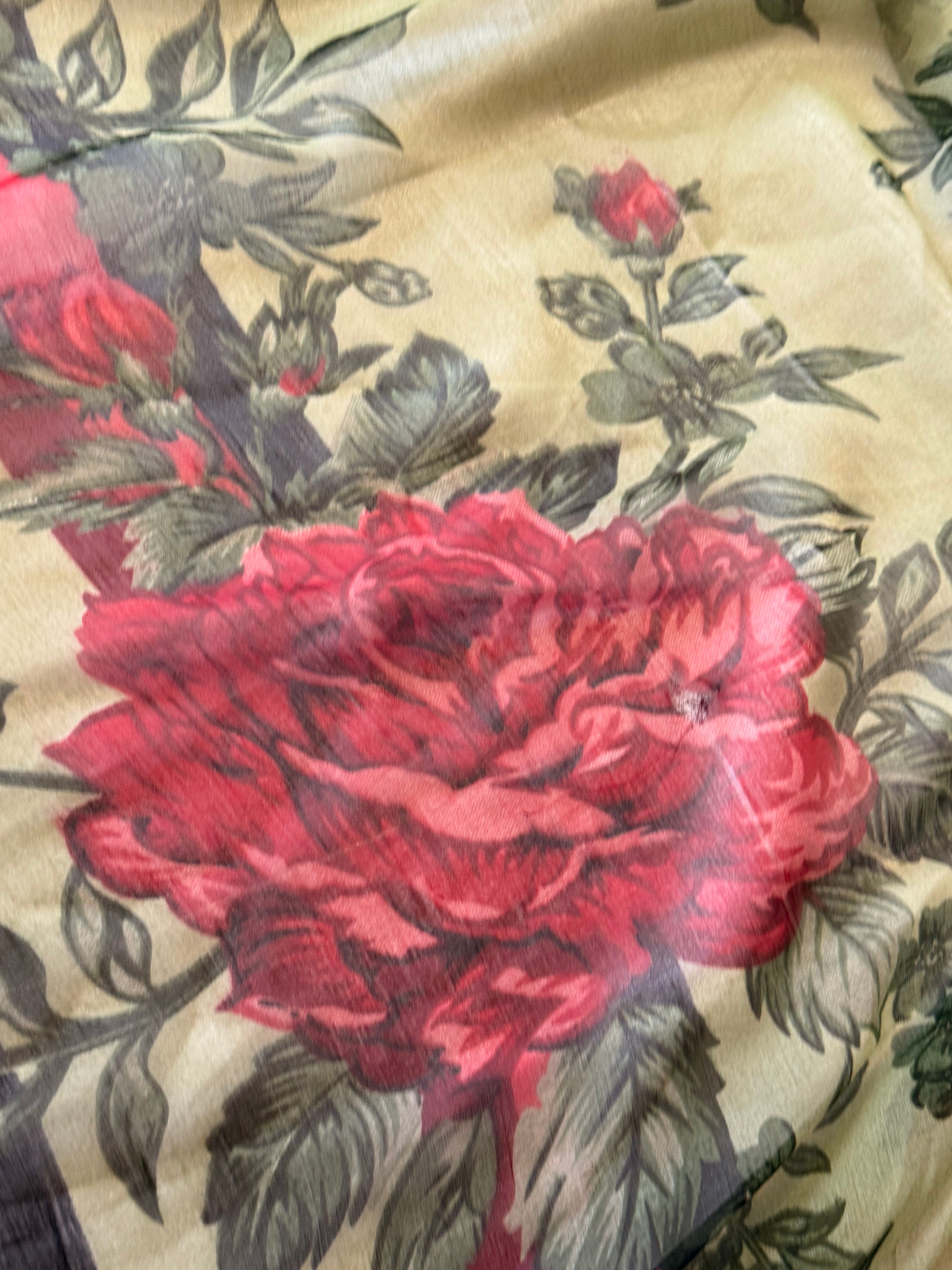 FLORAL COTTON PATCH FARSHI SHALWAR SUIT 2