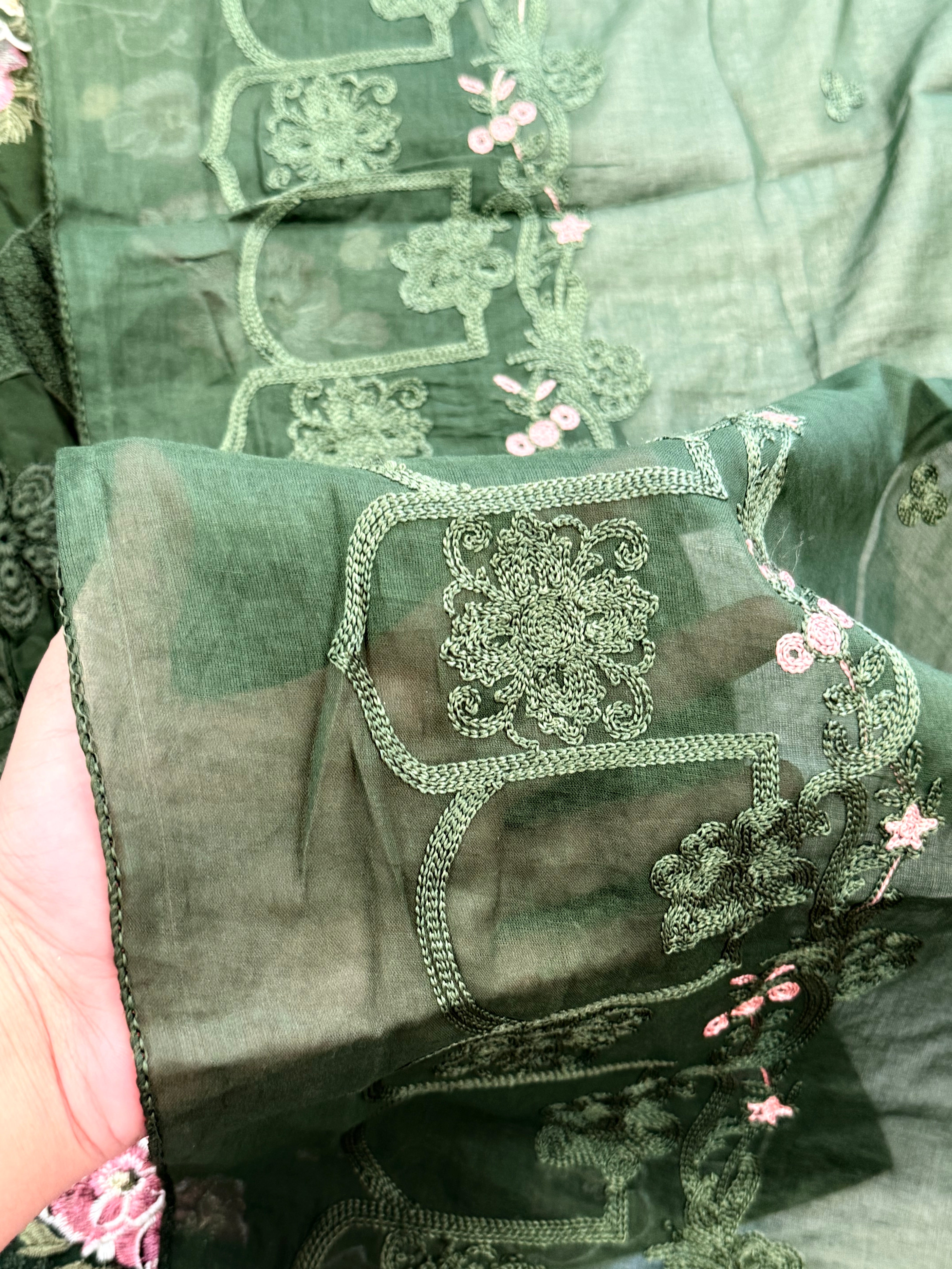 YUMNA COTTON EMBROIDERY SUIT 2 Q
