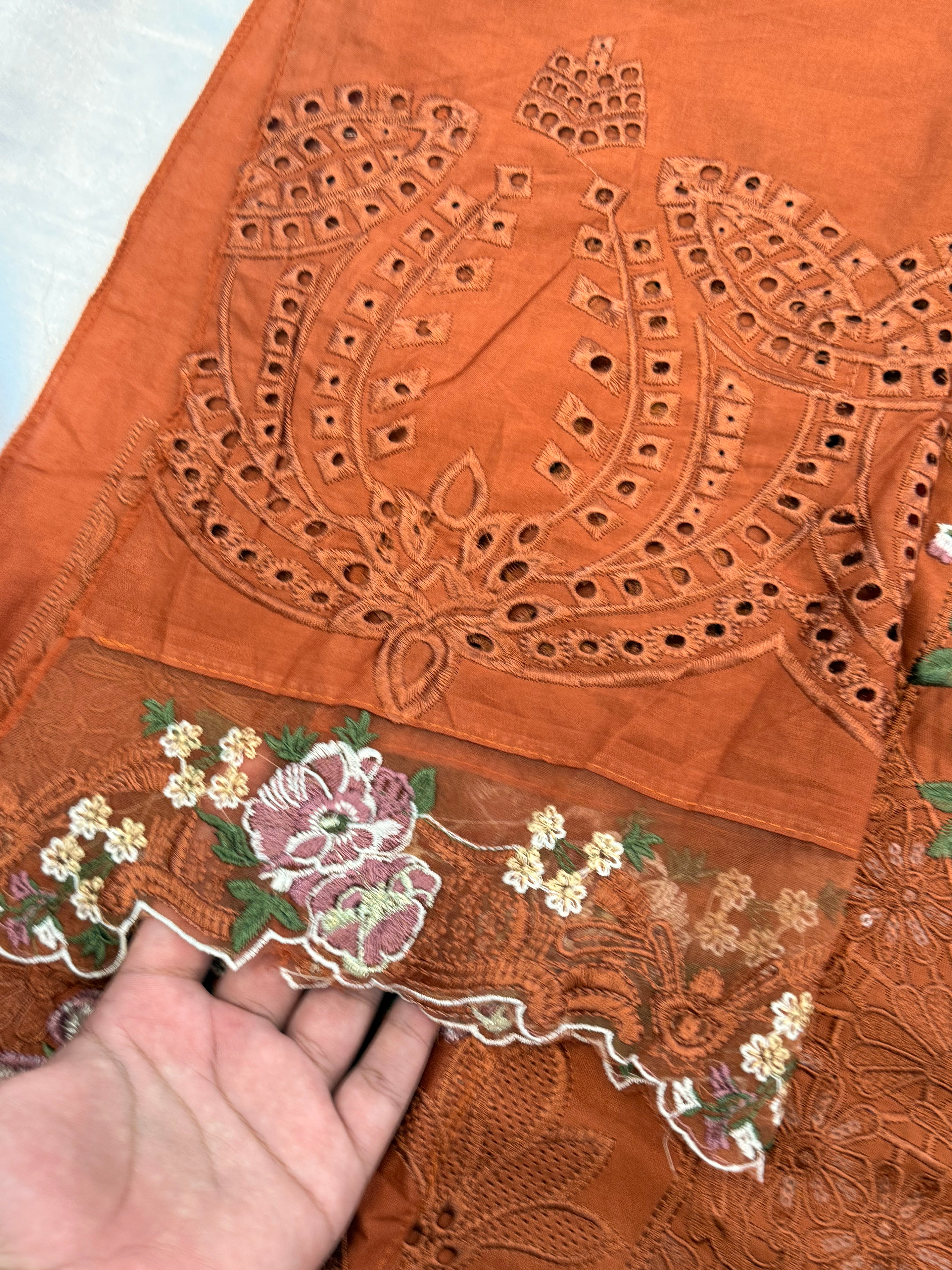 YUMNA COTTON EMBROIDERY SUIT 2 Q