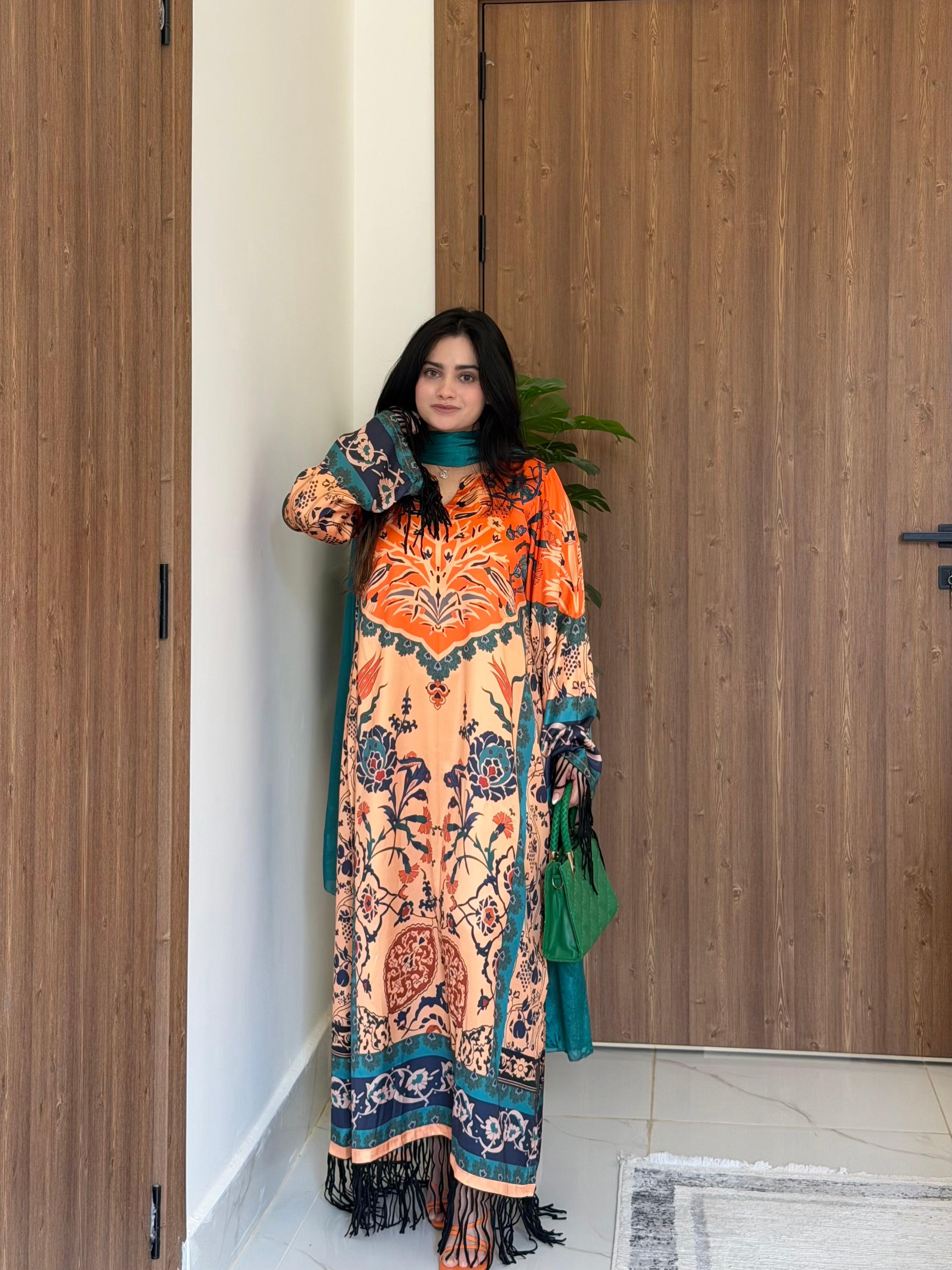HARSHA SATIN KAFTAN SUIT 2