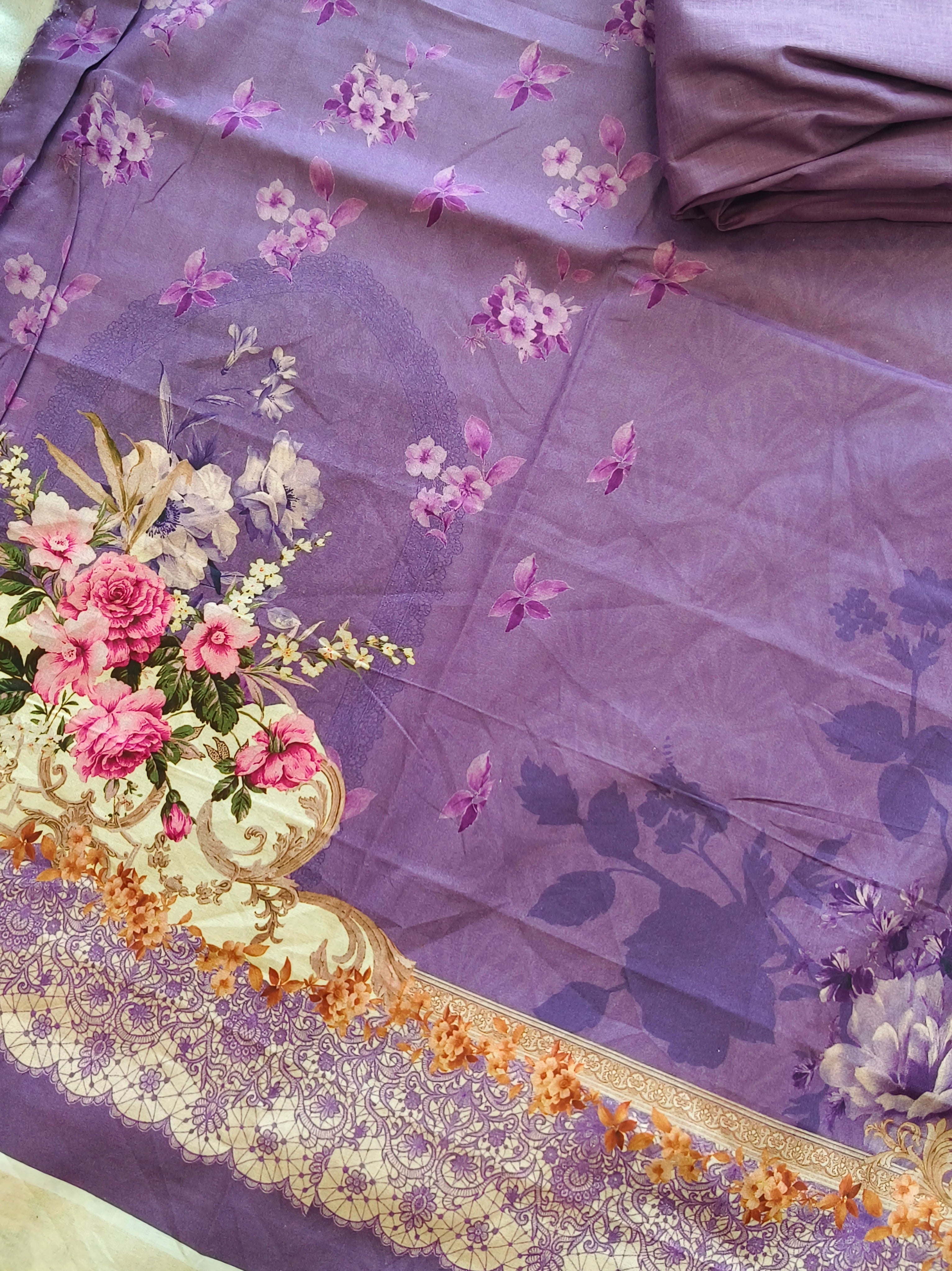BINSAEED LAWN EMBROIDERY SUIT 4