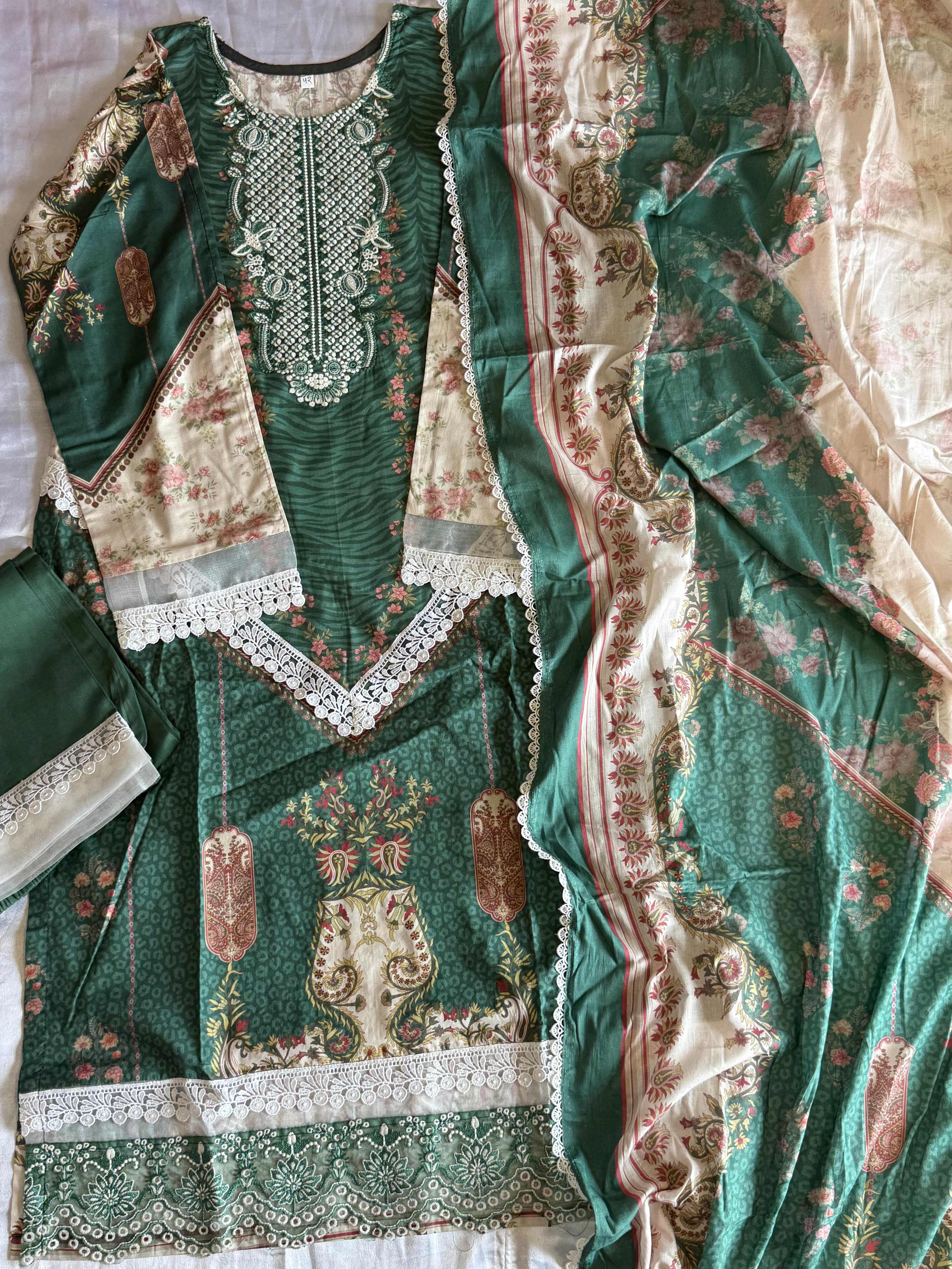 KHYBER LAWN READYMADE EMBROIDERED SUIT 1