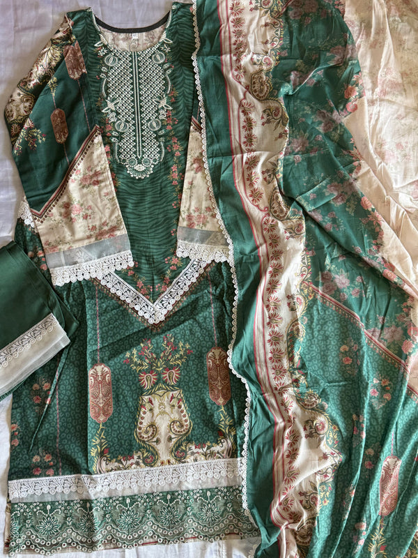 KHYBER LAWN READYMADE EMBROIDERED SUIT 1