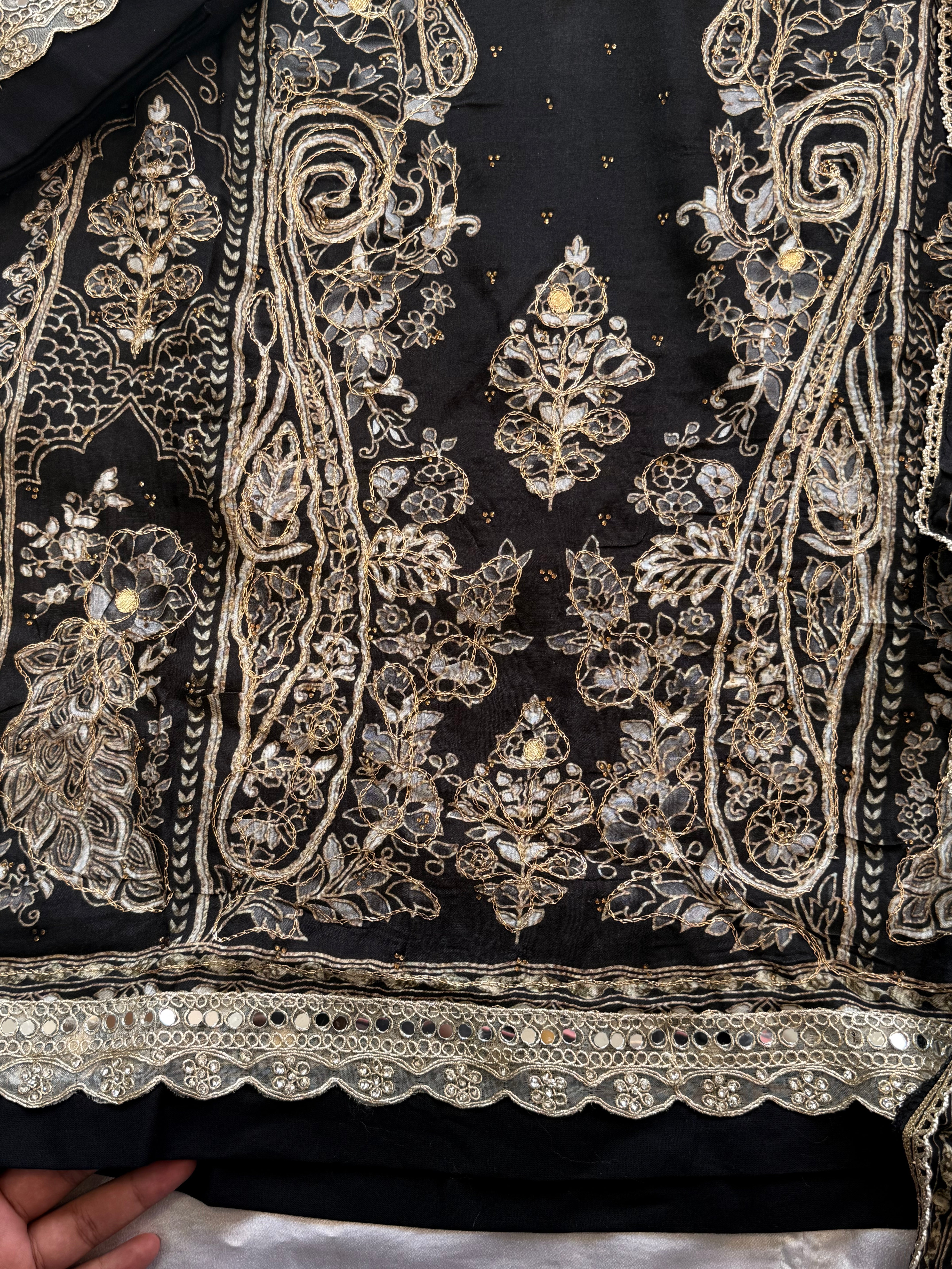 RAHI MUSLIN READYMADE SUIT 11
