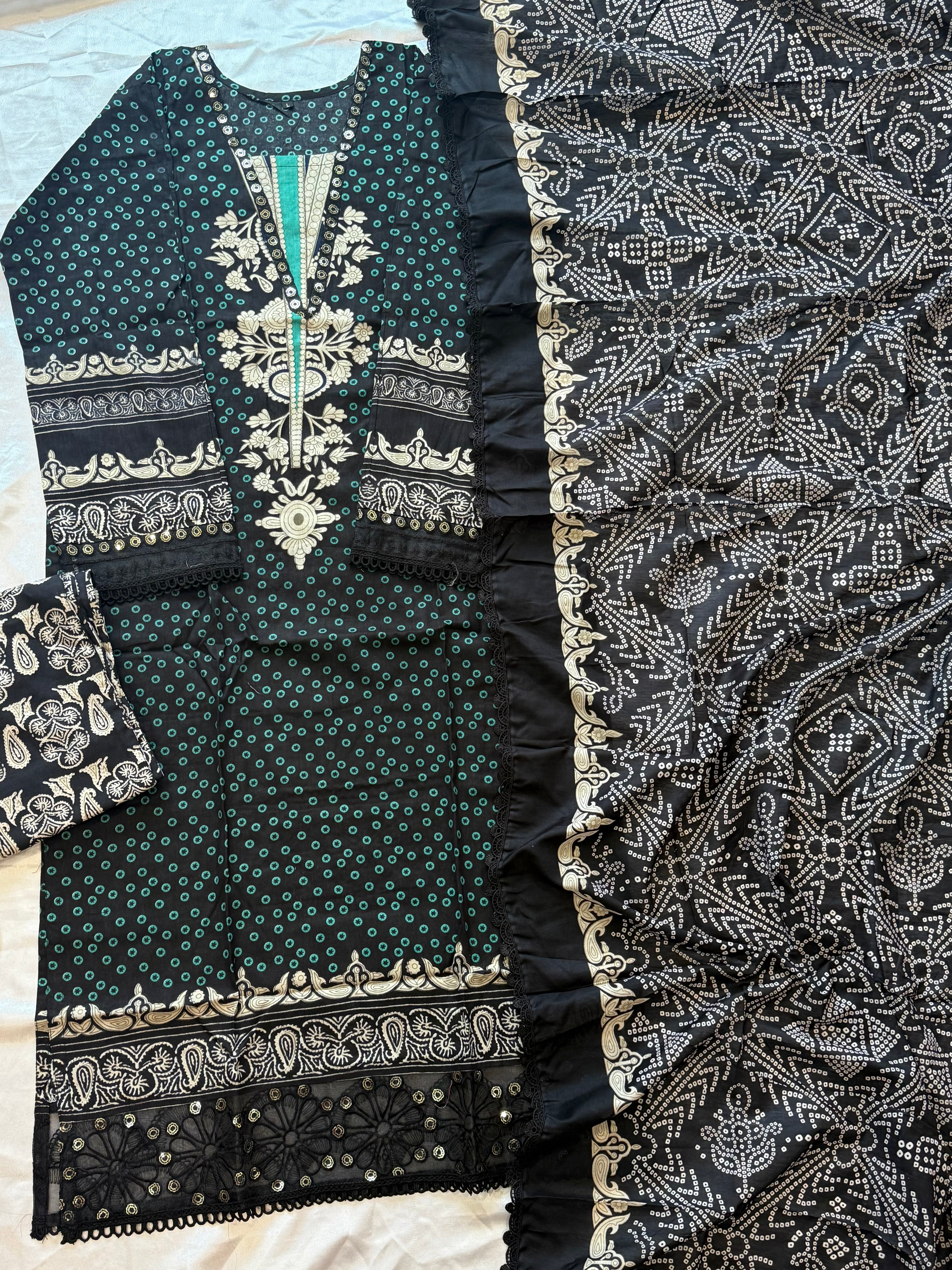 JADE PATCH READYMADE SUIT 6 Q
