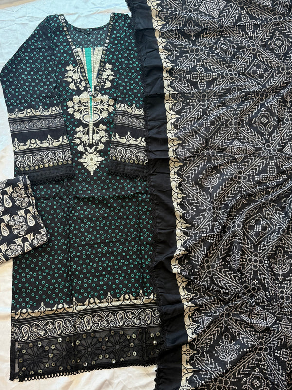 JADE PATCH READYMADE SUIT 6 Q