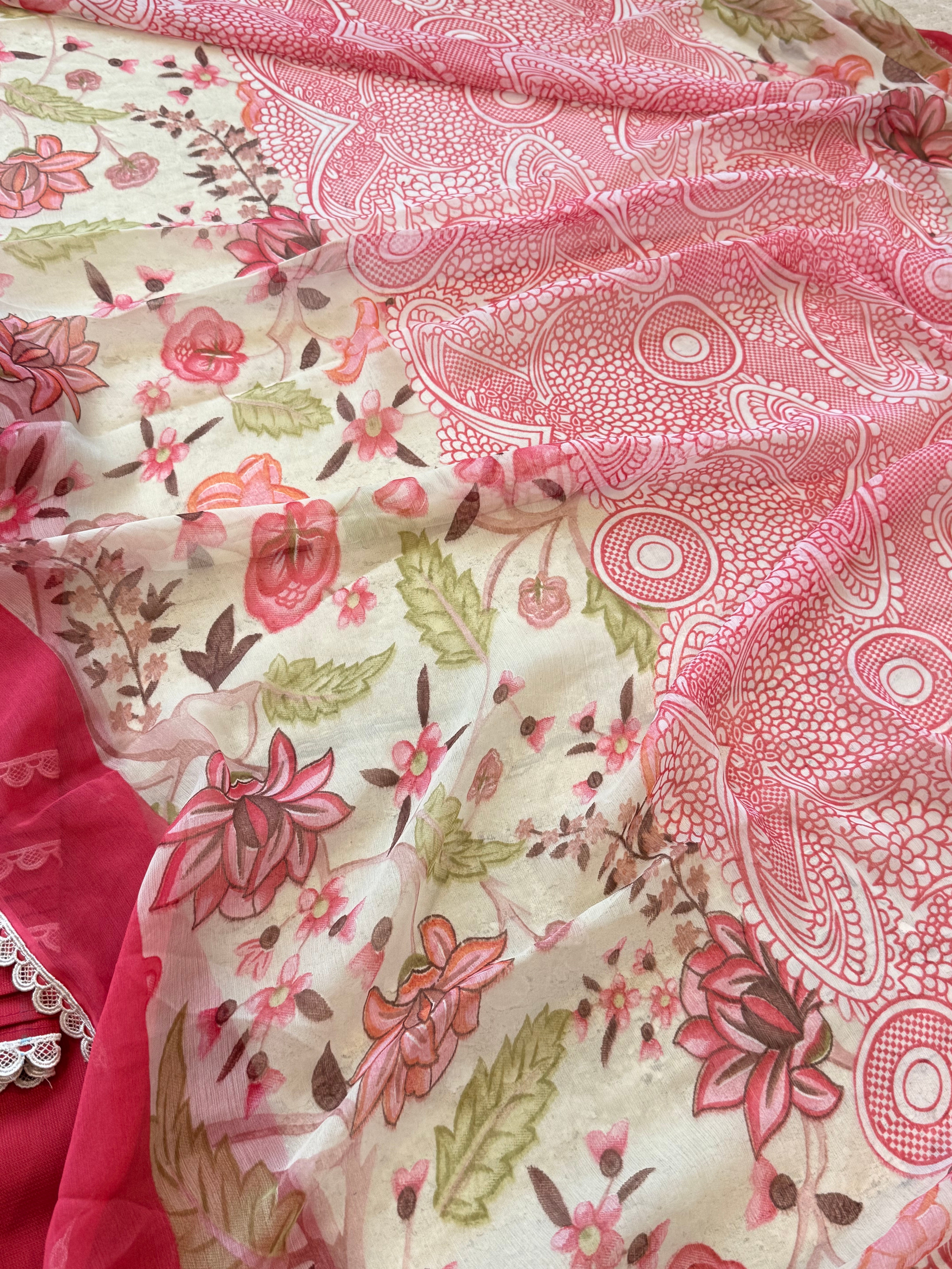 ANISA COTTON PATCH FARSHI SHALWAR SUIT