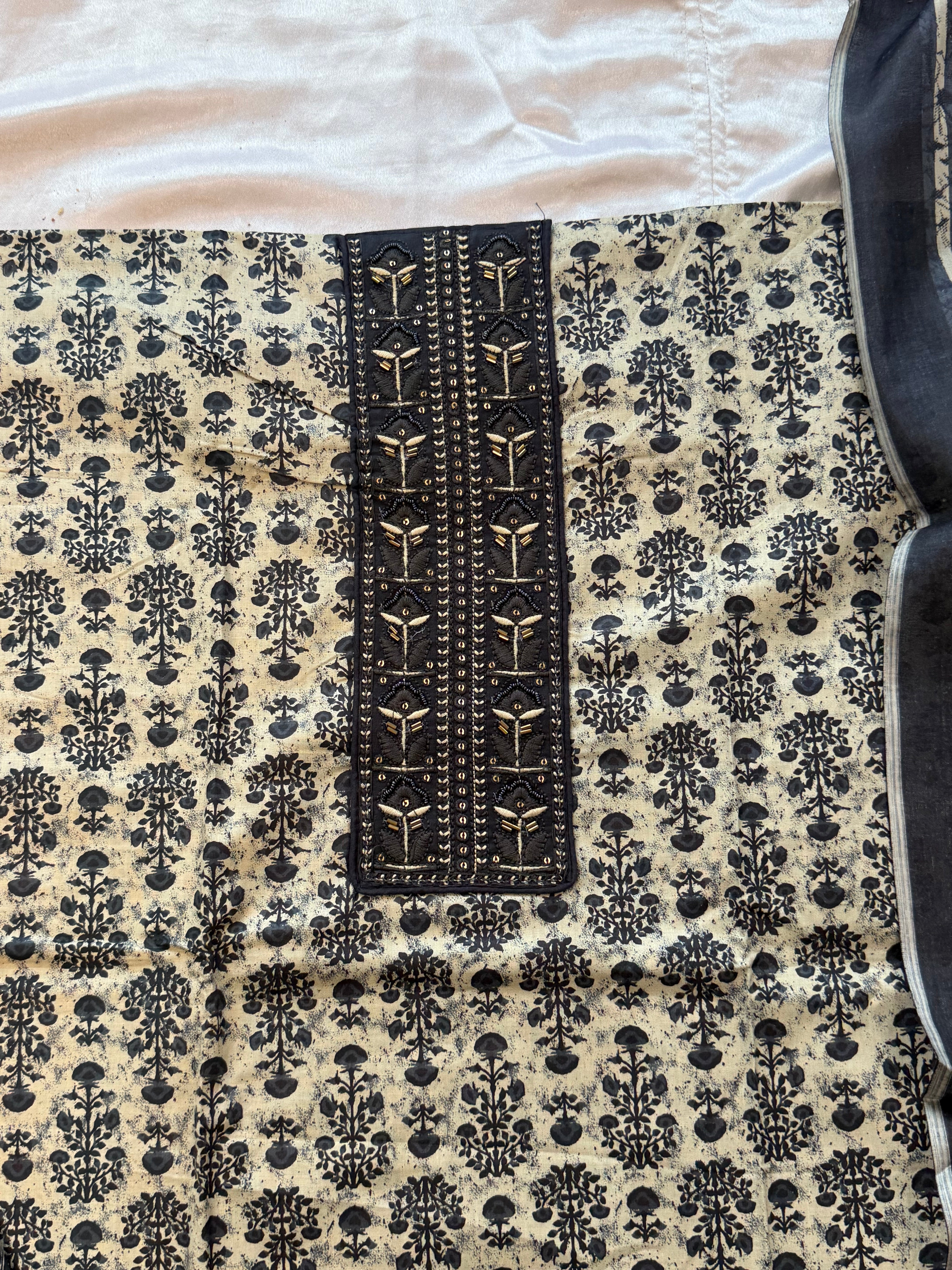 ROZANA PURE COTTON SUIT 46