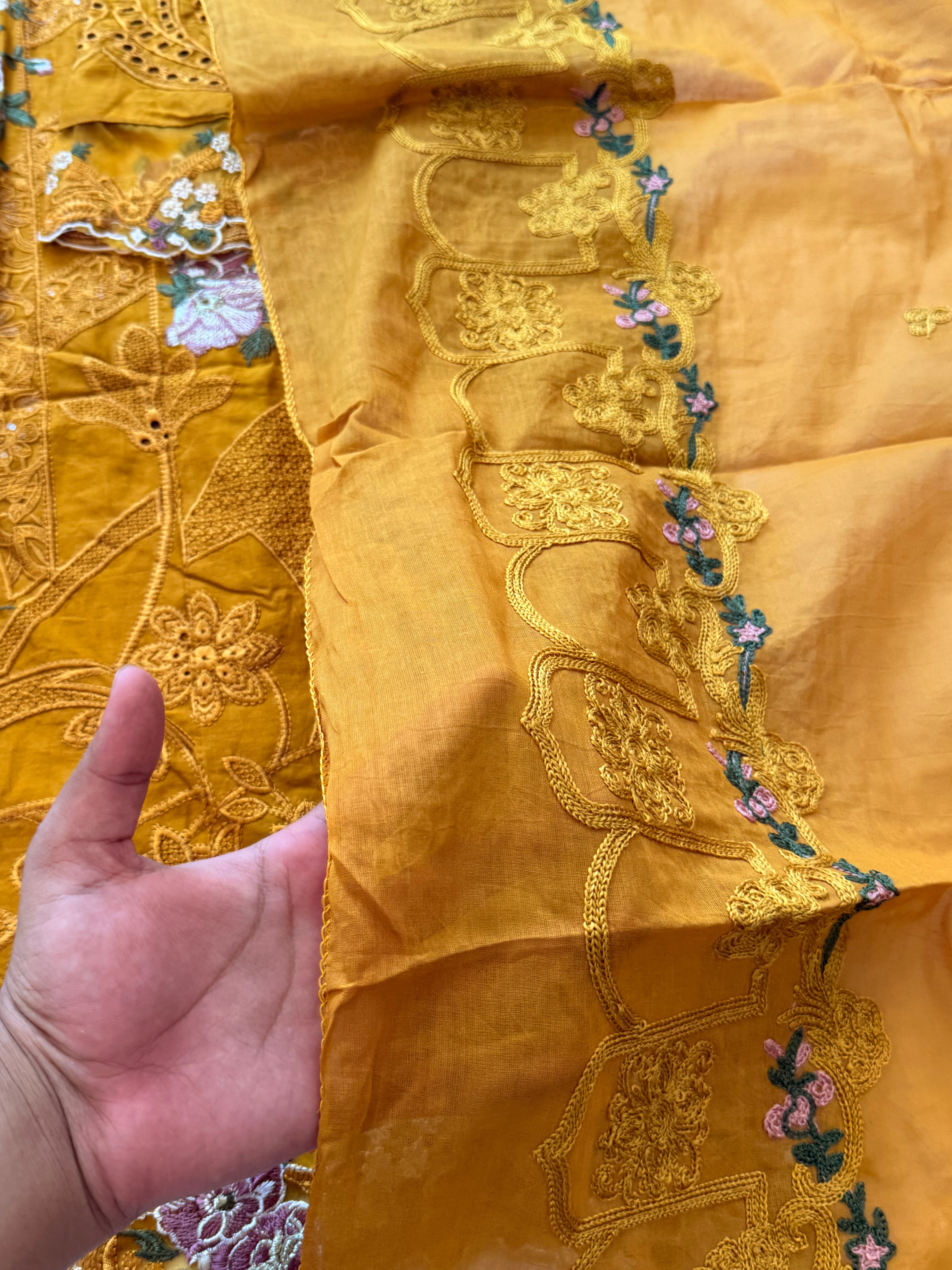 YUMNA COTTON EMBROIDERY SUIT 2 Q
