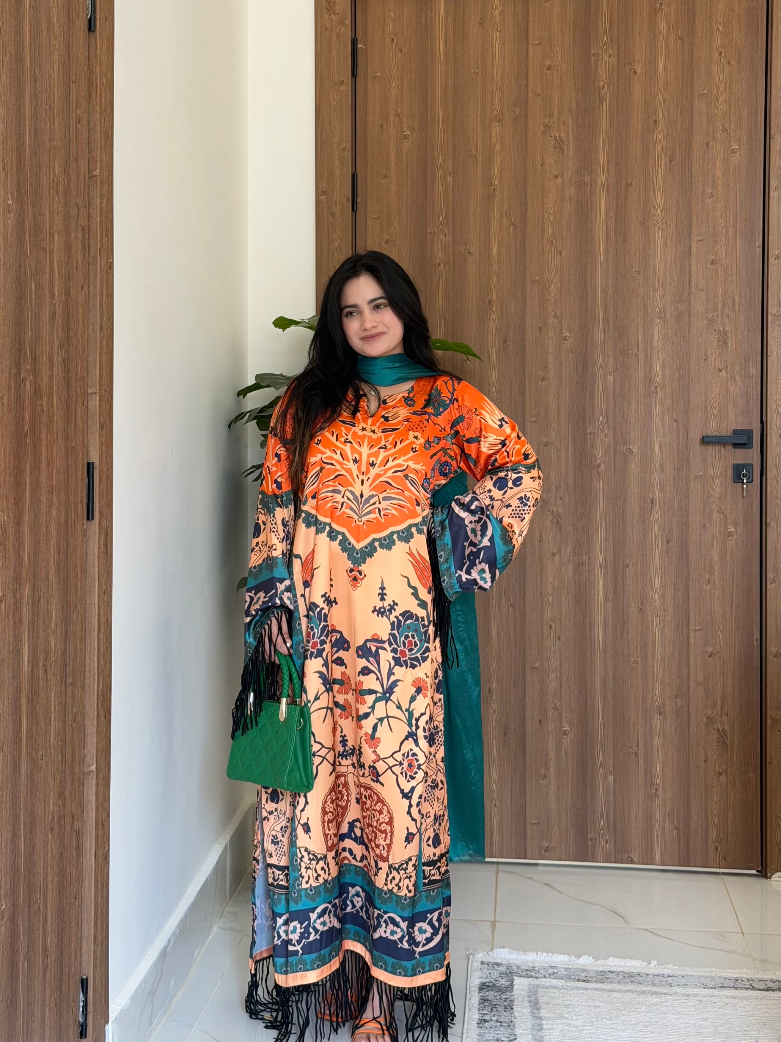 HARSHA SATIN KAFTAN SUIT 2