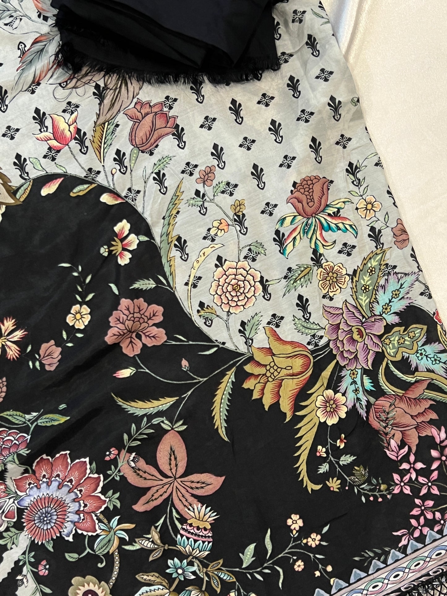 PURE MUSLIN HAND WORK EMBROIDERY SUIT 249