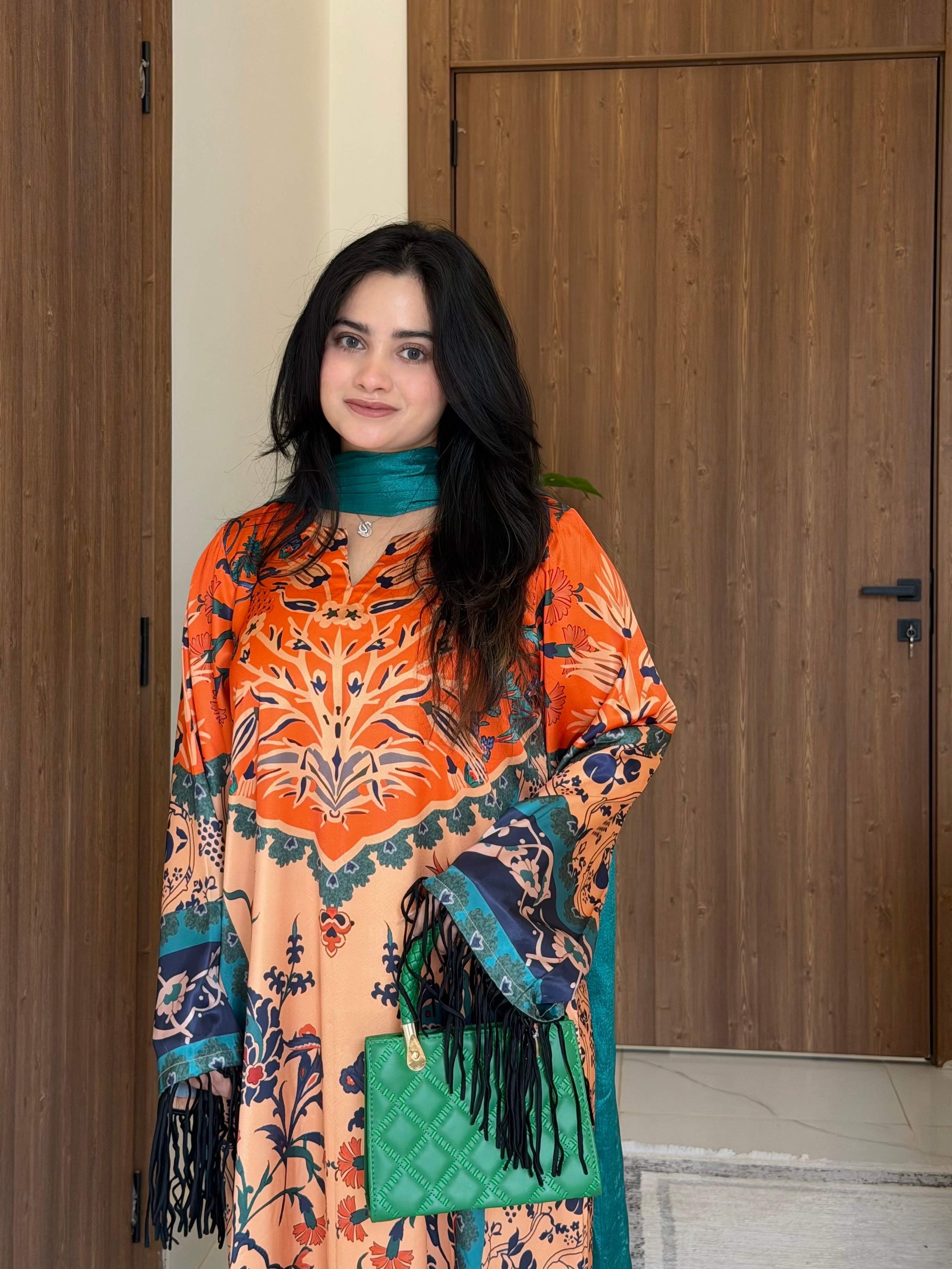 HARSHA SATIN KAFTAN SUIT 2