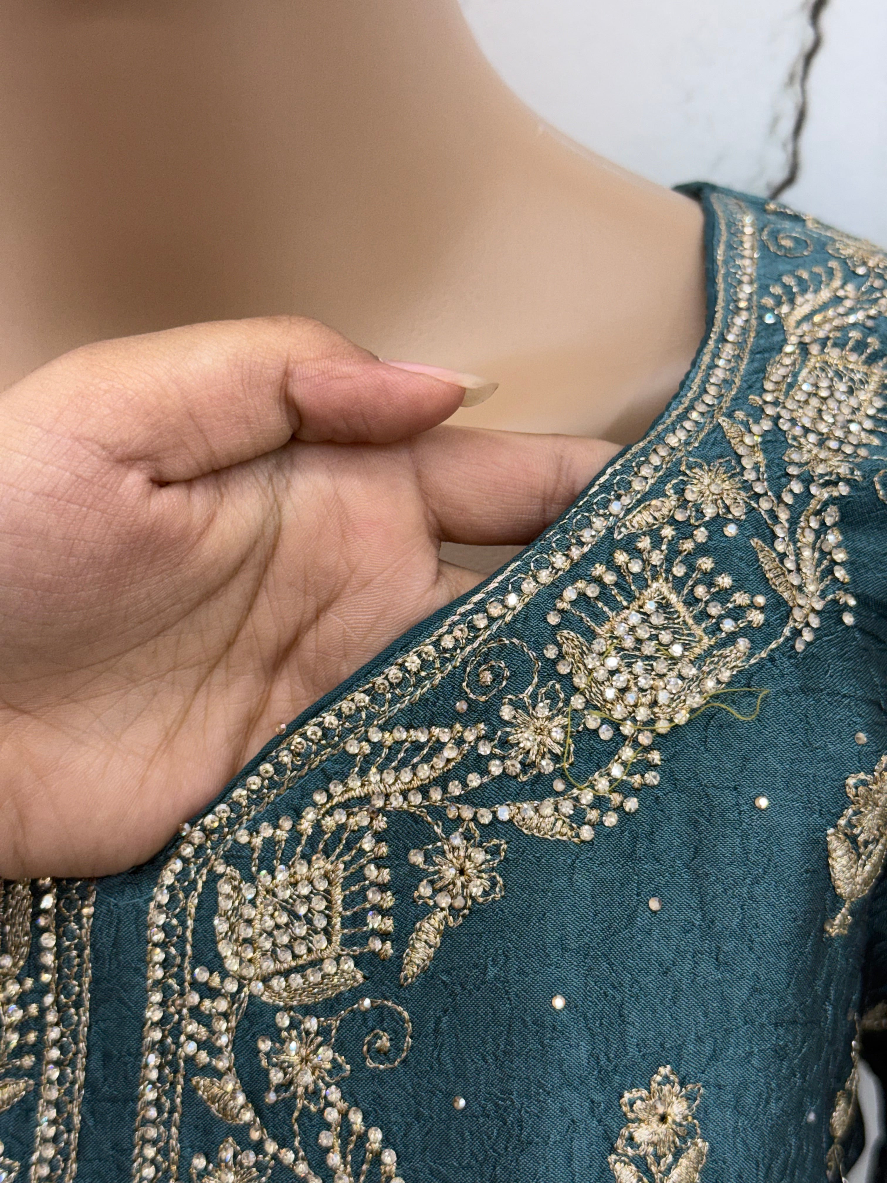 RUHEENA EMBROIDERY PLAZO SUIT 4