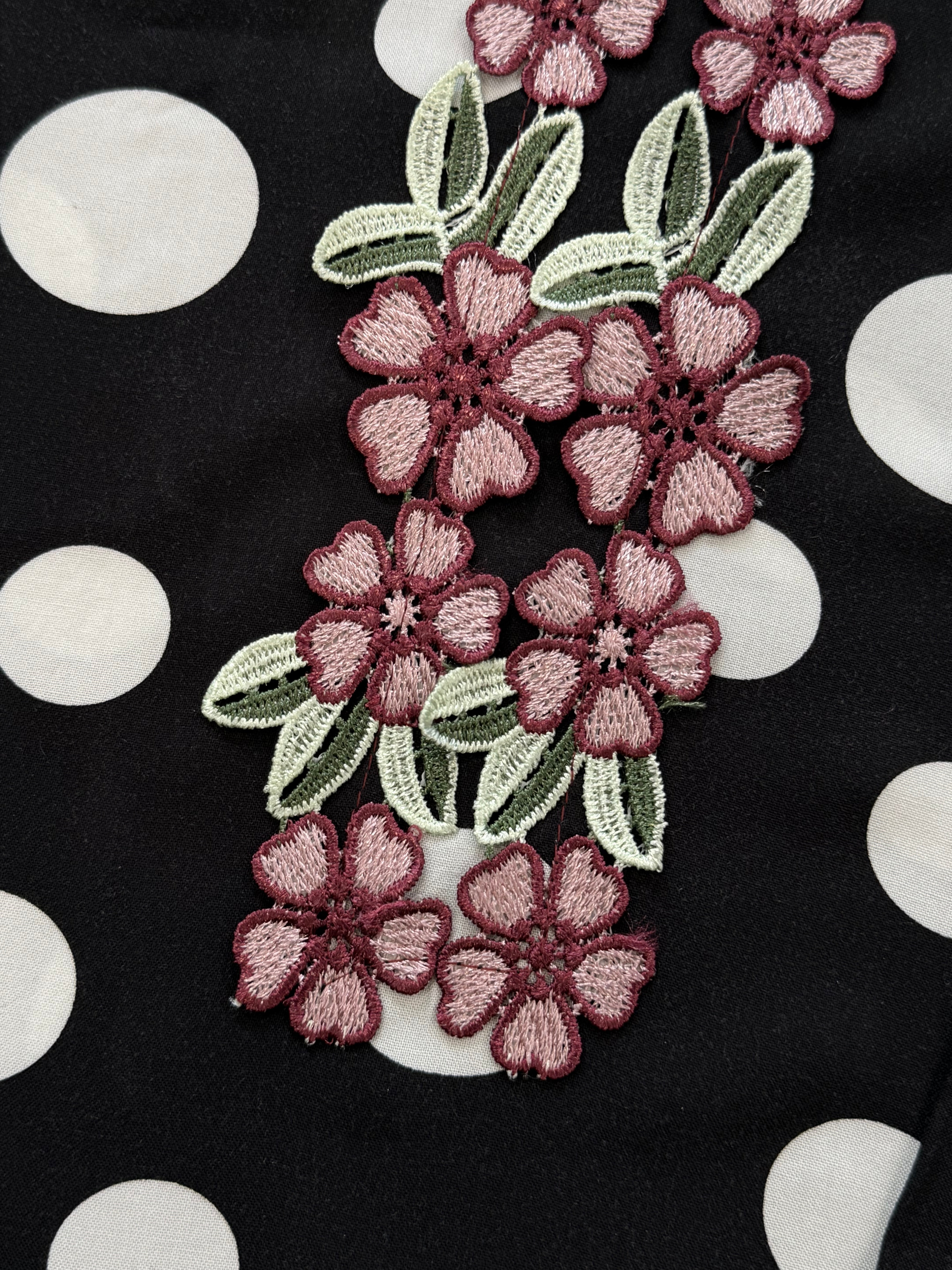 POLKA RAYON LONG KURTI SUIT