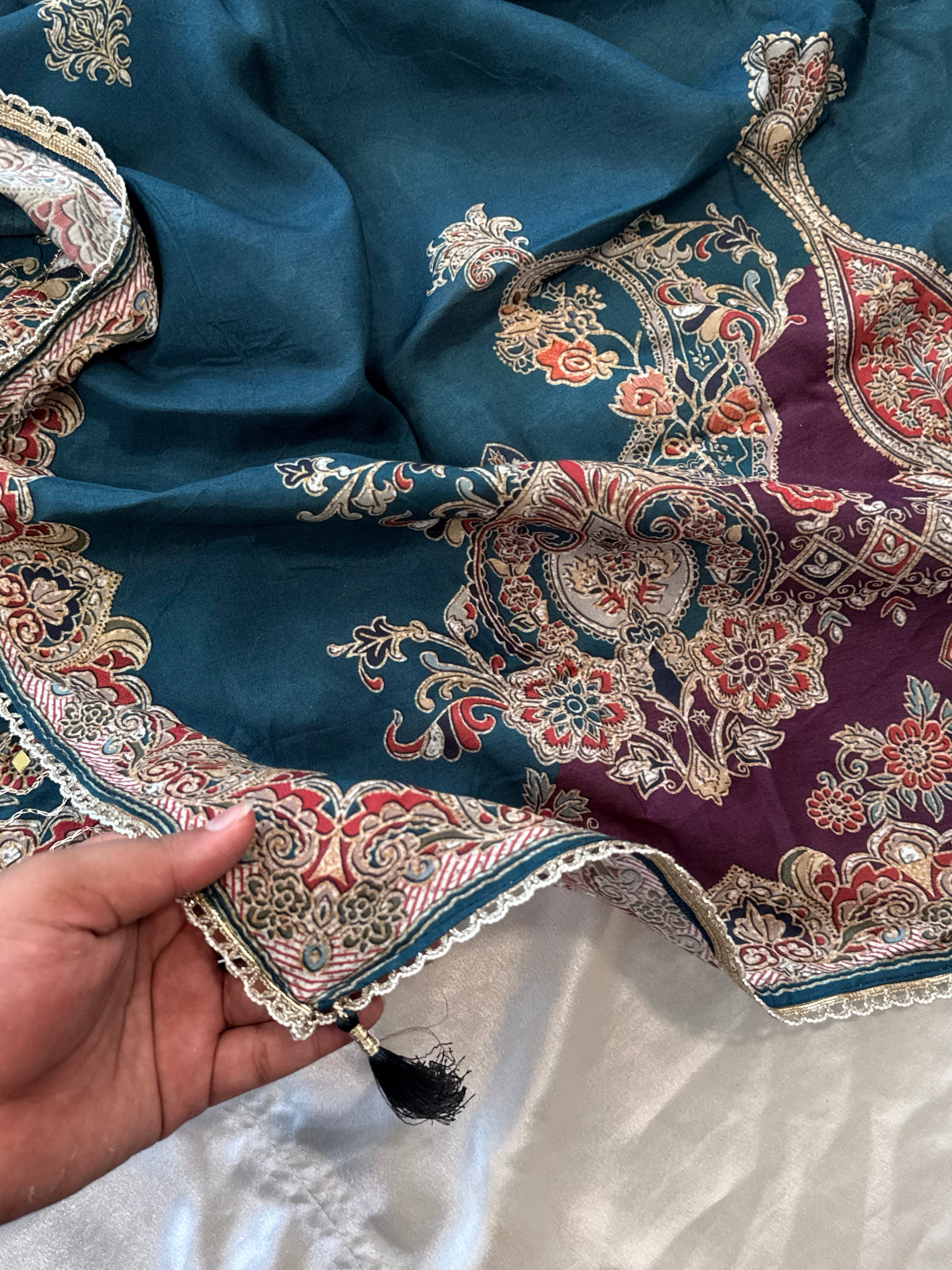 RAHI MUSLIN READYMADE SUIT 3