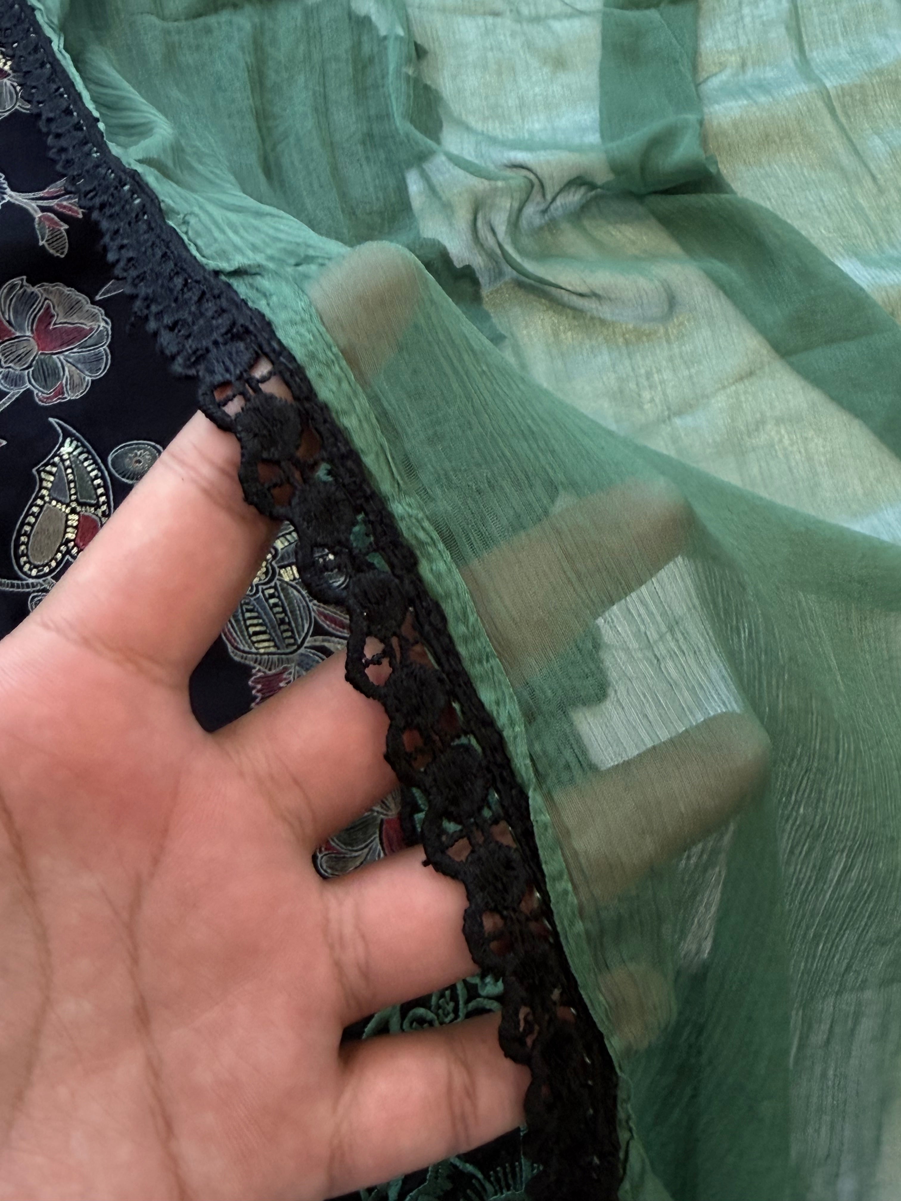 LAWN CUTWORK READYMADE SUIT 5001