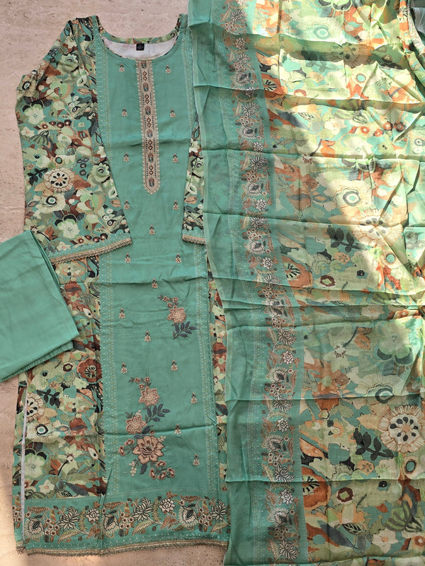AARANYA 1 LAWN READYMADE SUIT 5 Q