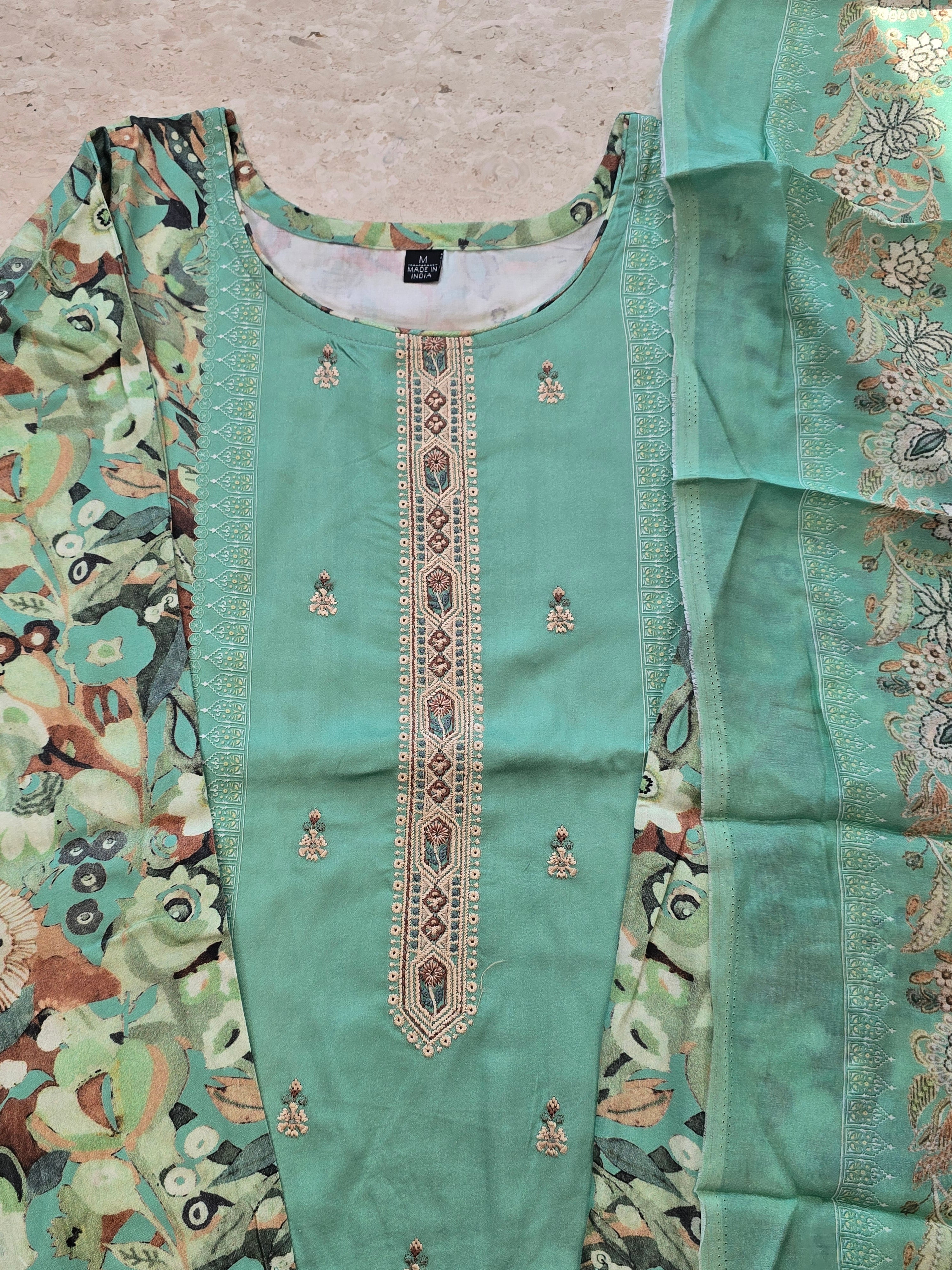 AARANYA 1 LAWN READYMADE SUIT 5 Q