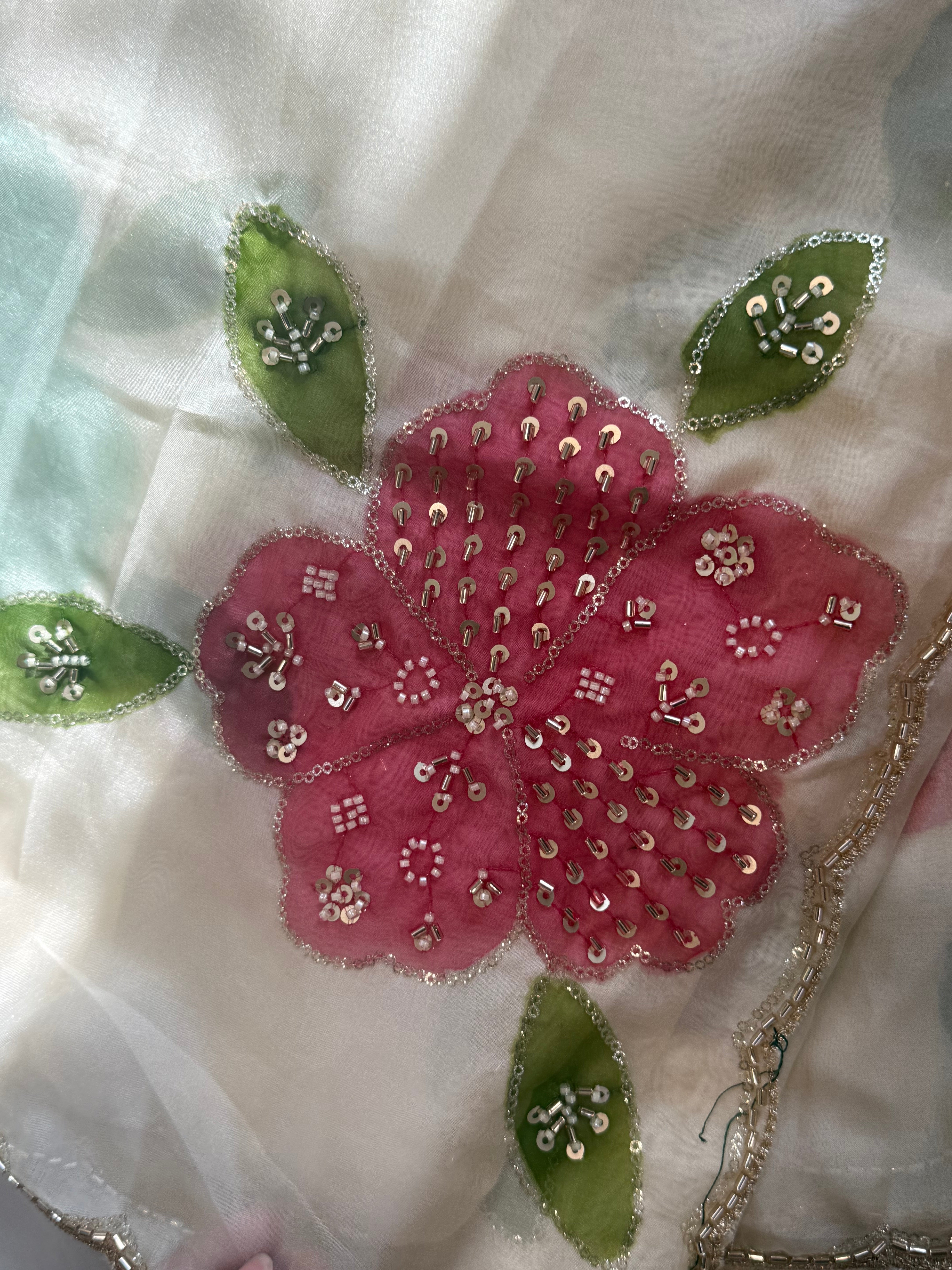 PAKISTANI FLORAL DUPATTA 5