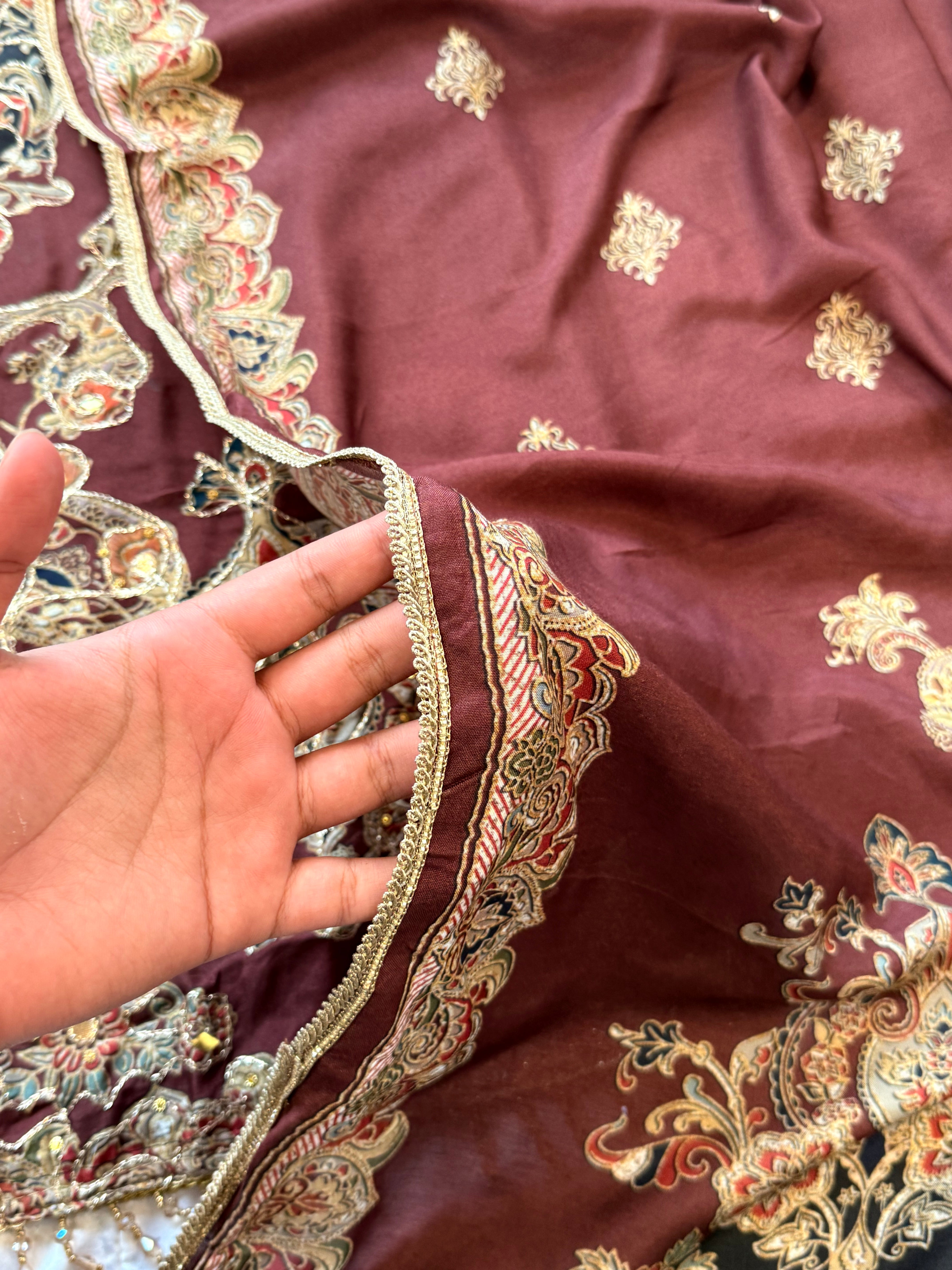 RAHI MUSLIN READYMADE SUIT 9