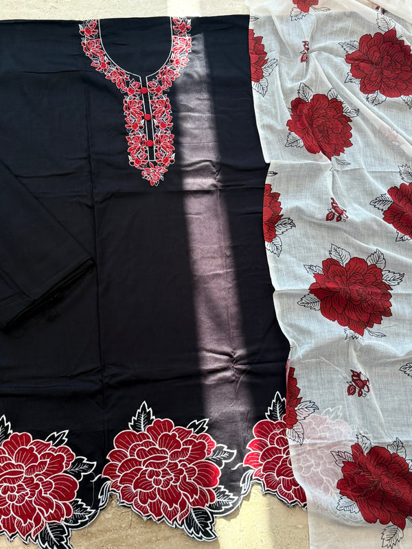 SAYYARA RAYON EMBROIDERY SUIT 1 Q