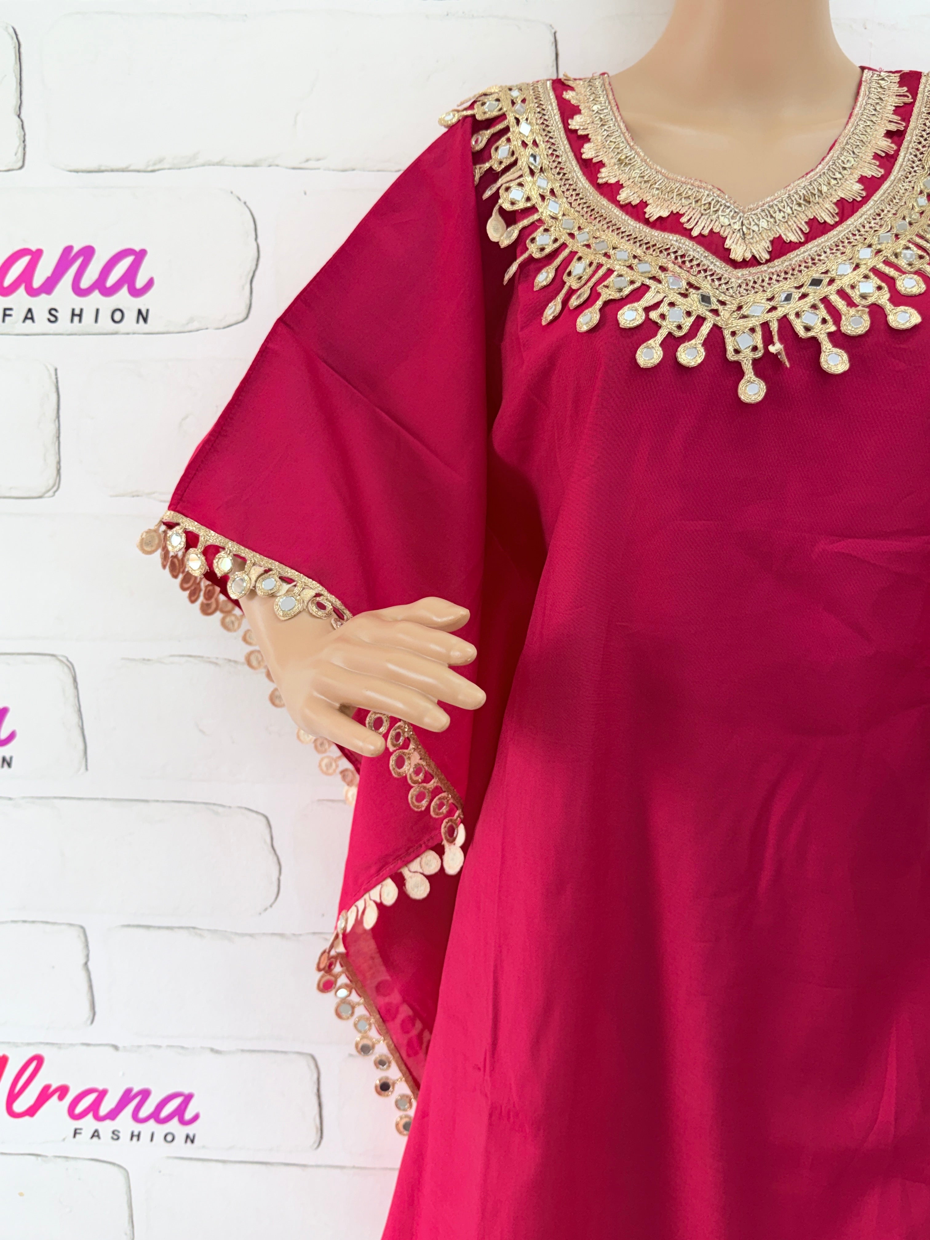 MIRROR LACE KAFTAN SUIT 3