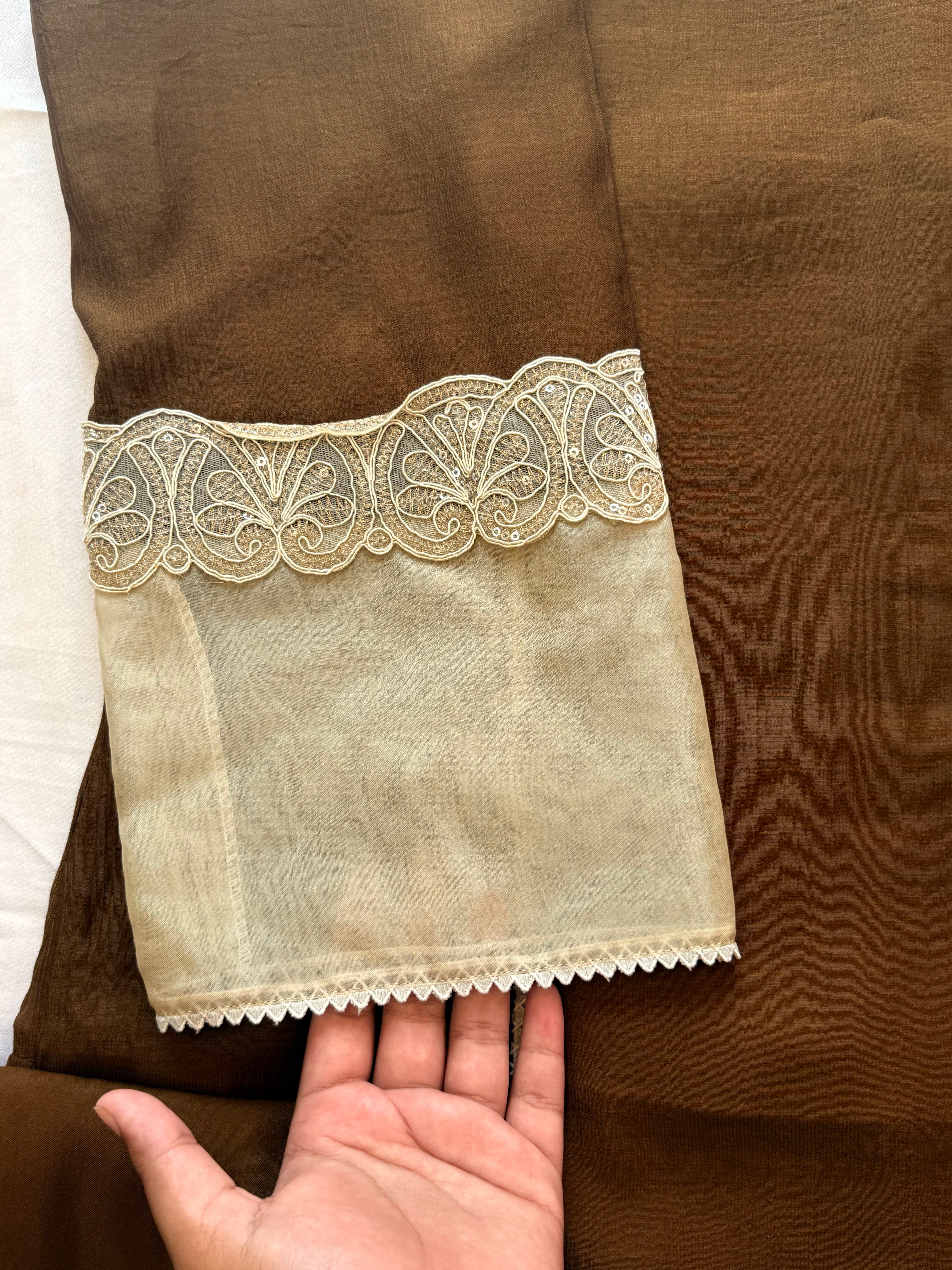 CHOCOLATE BROWN DESIGNER SUIT