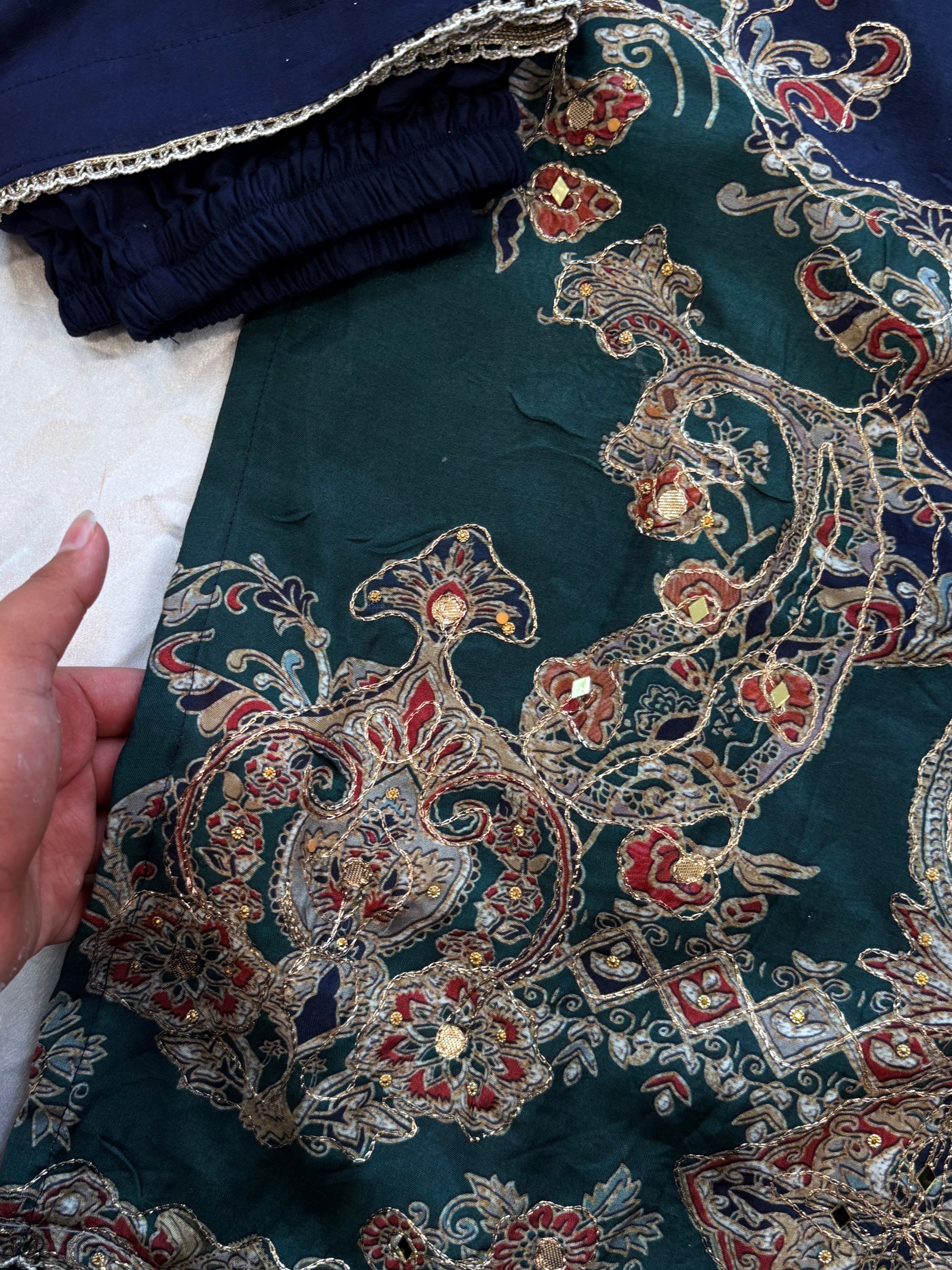 RAHI MUSLIN READYMADE SUIT 5