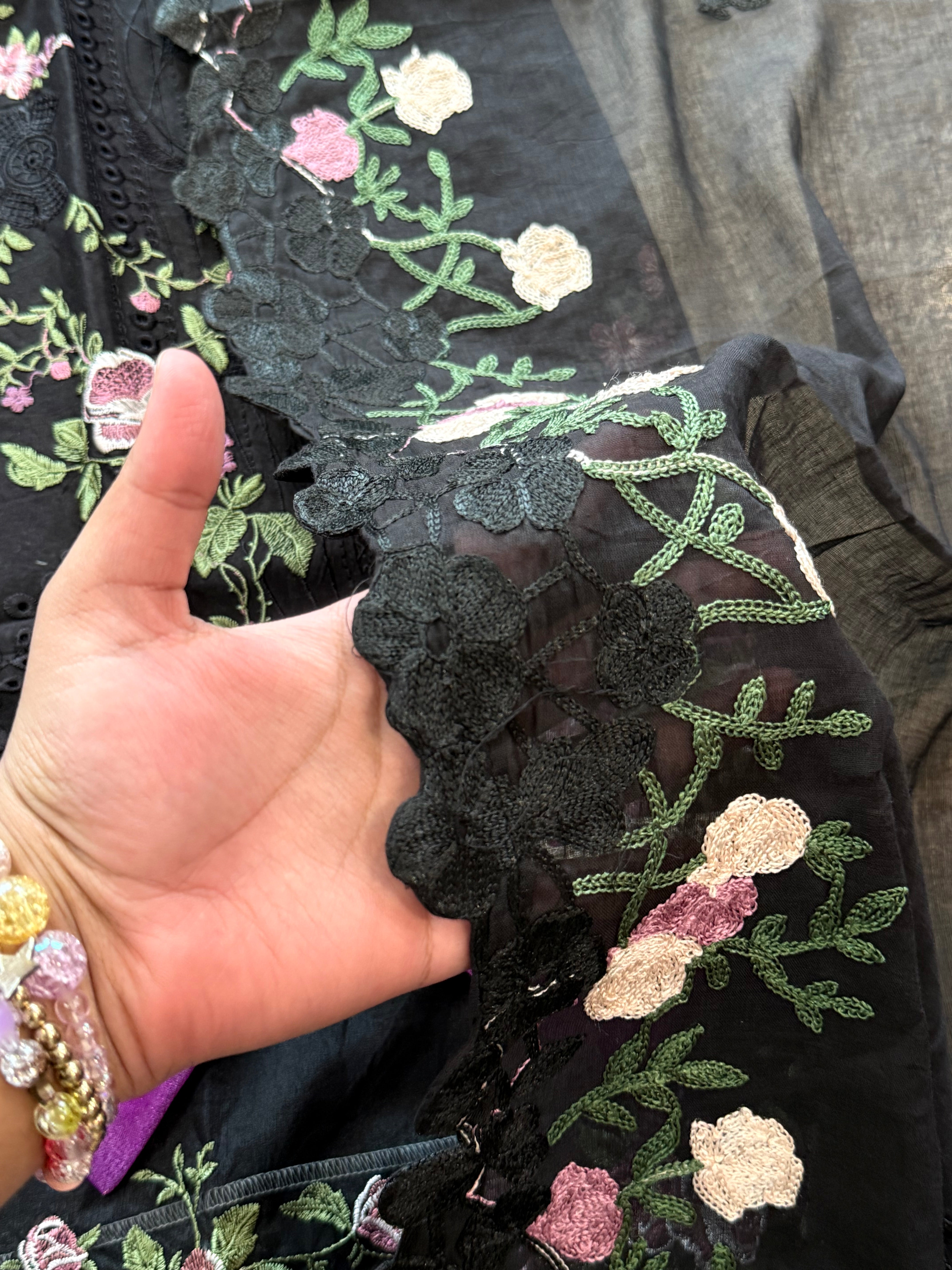 YUMNA BLACK READYMADE SUIT