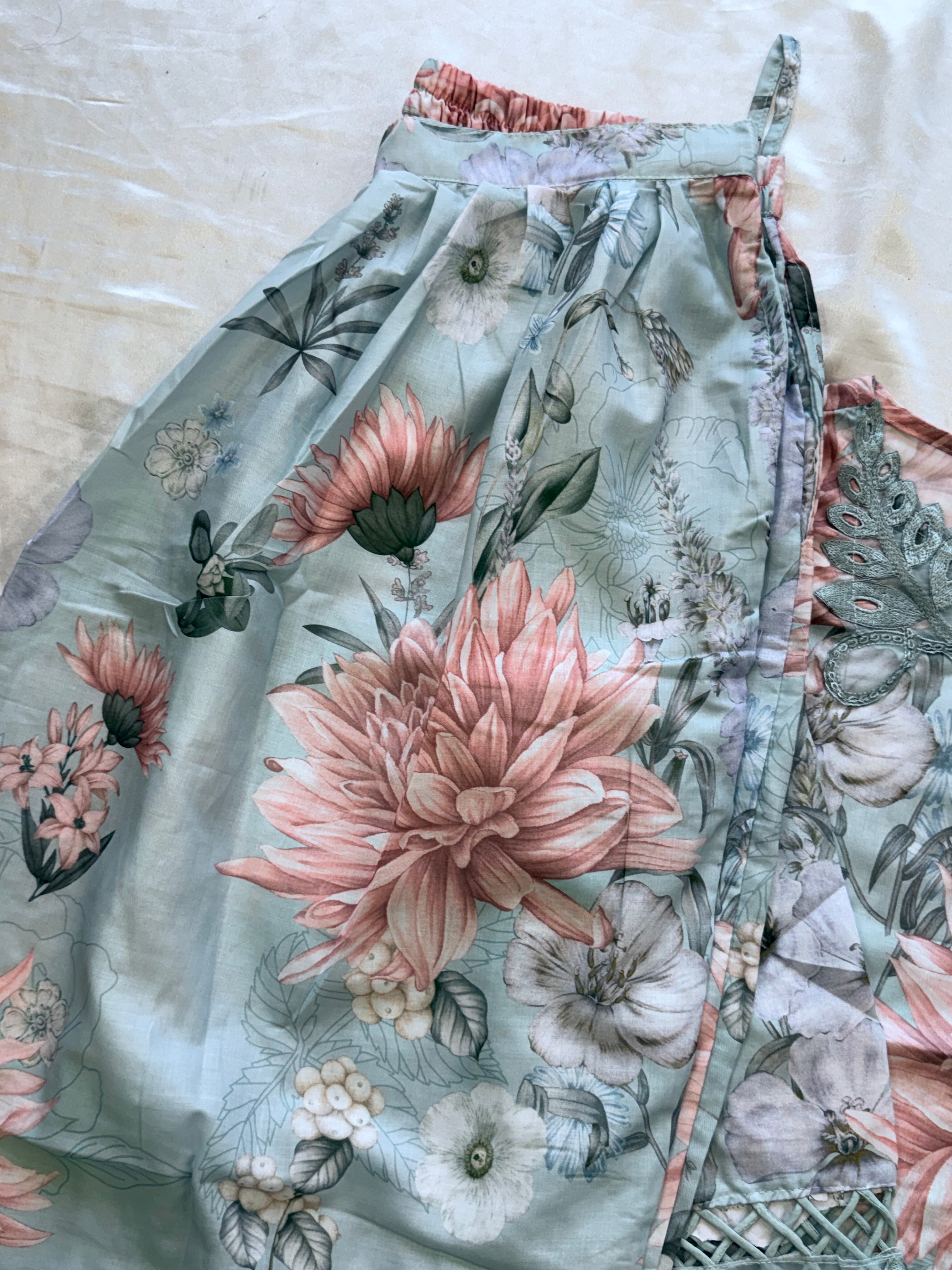 SEA GREEN FARSHI SHALWAR SUIT